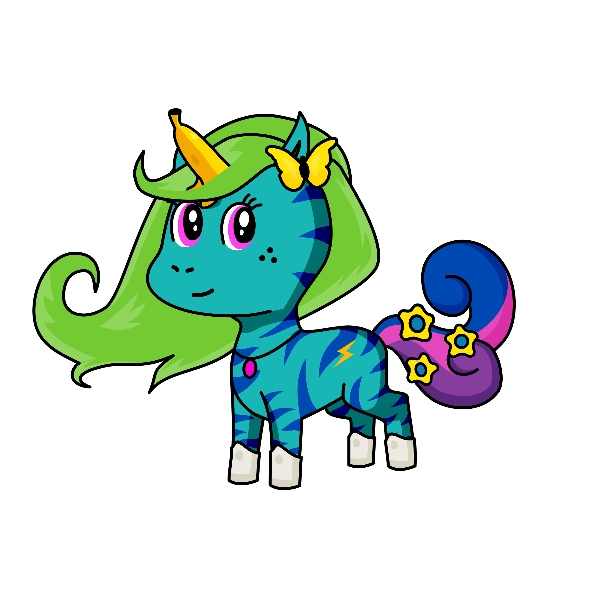 Midnight, the unicorn