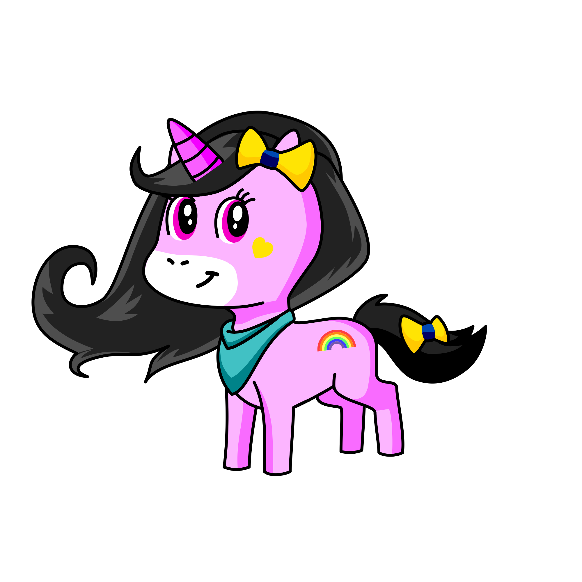 Ashley, the unicorn