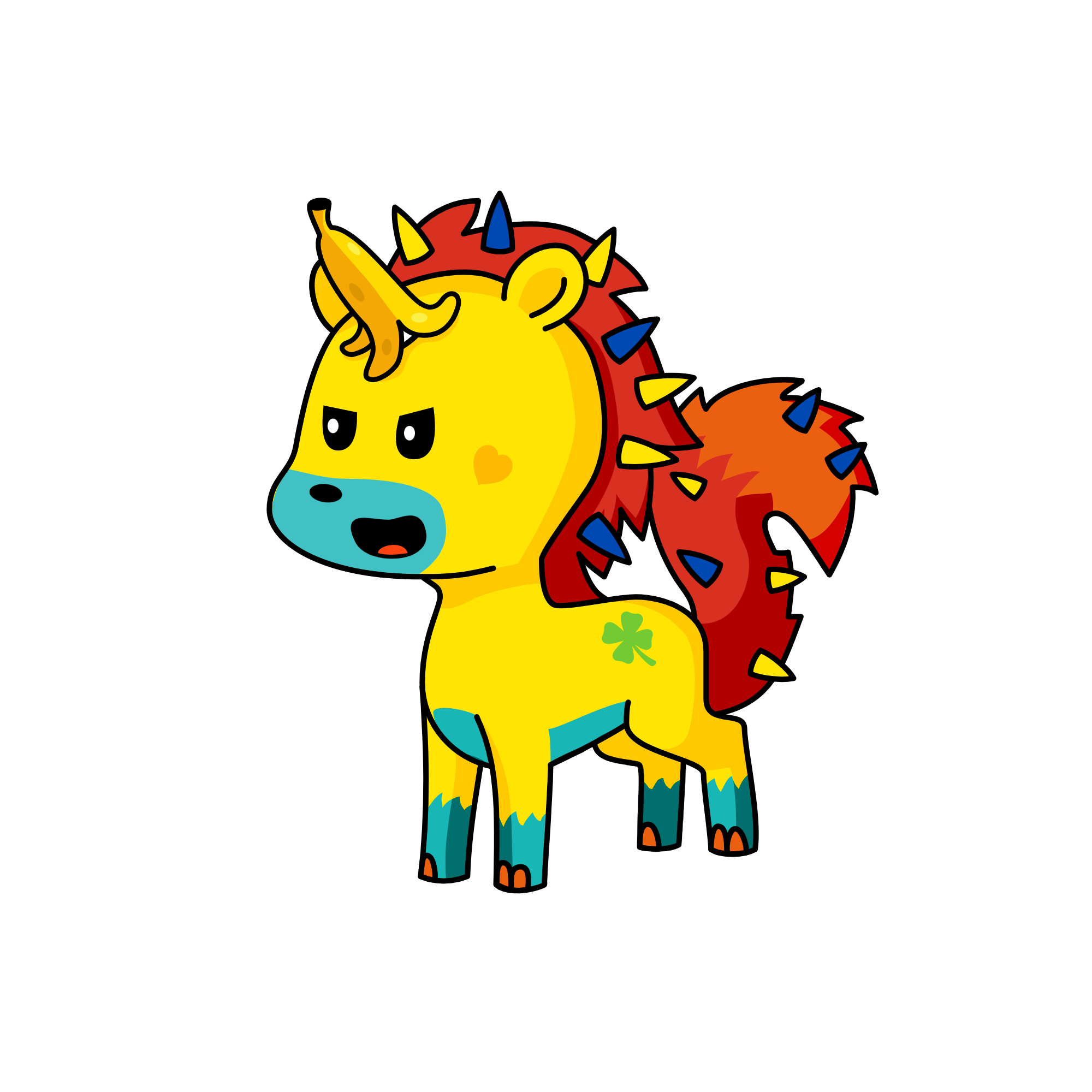 Bingo Banana, the unicorn