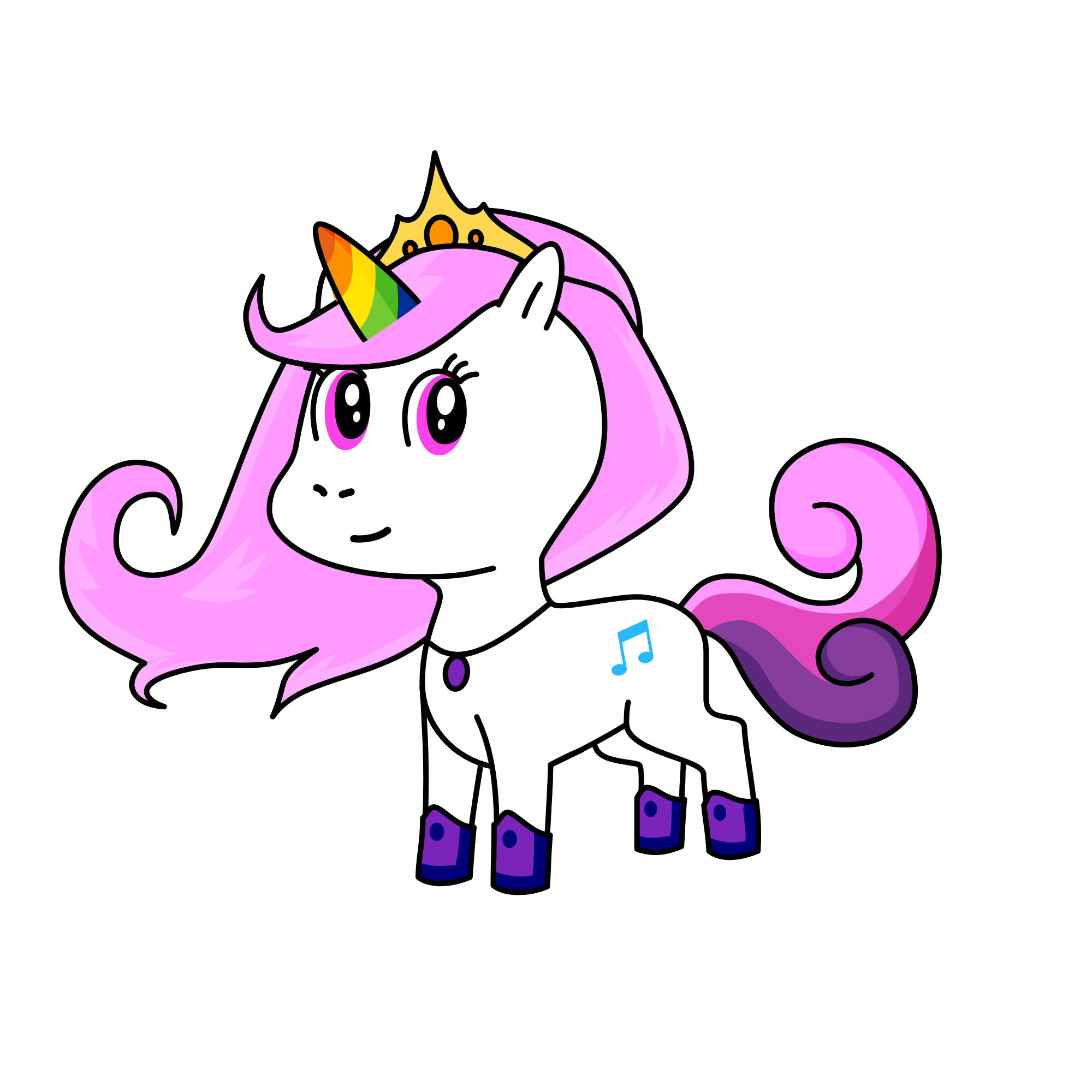 A, the unicorn