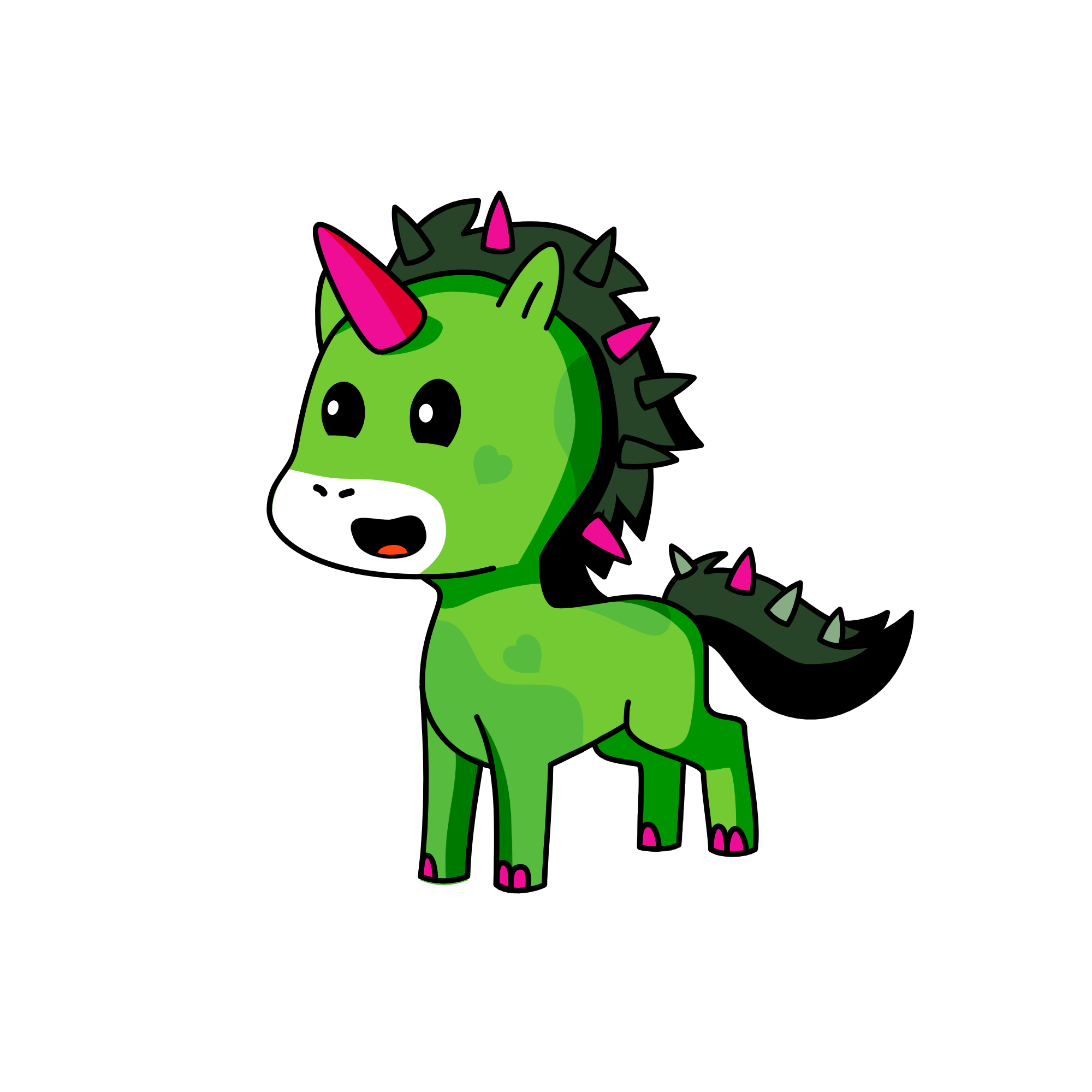 Unisaur, the unicorn