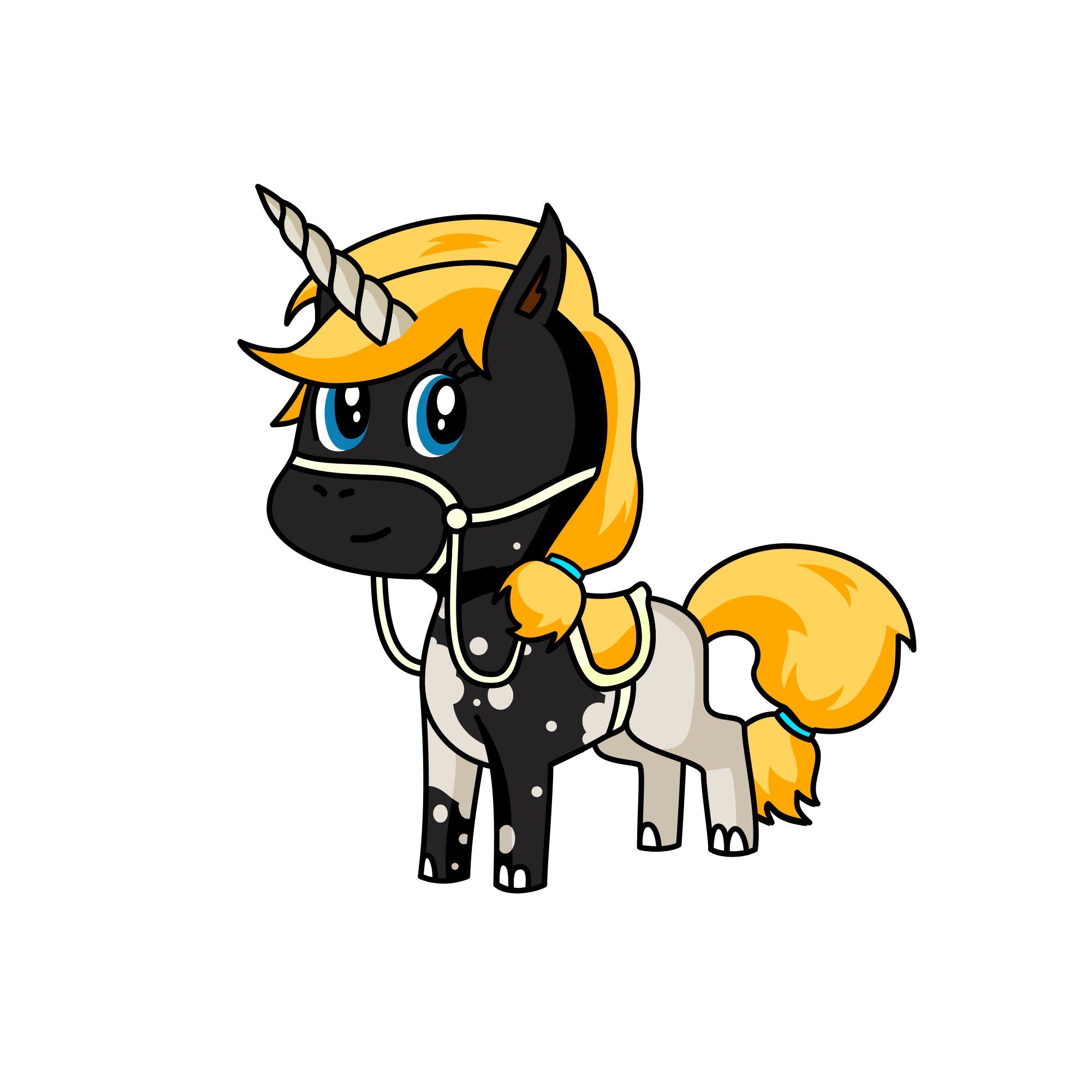 Butterscotch, the unicorn