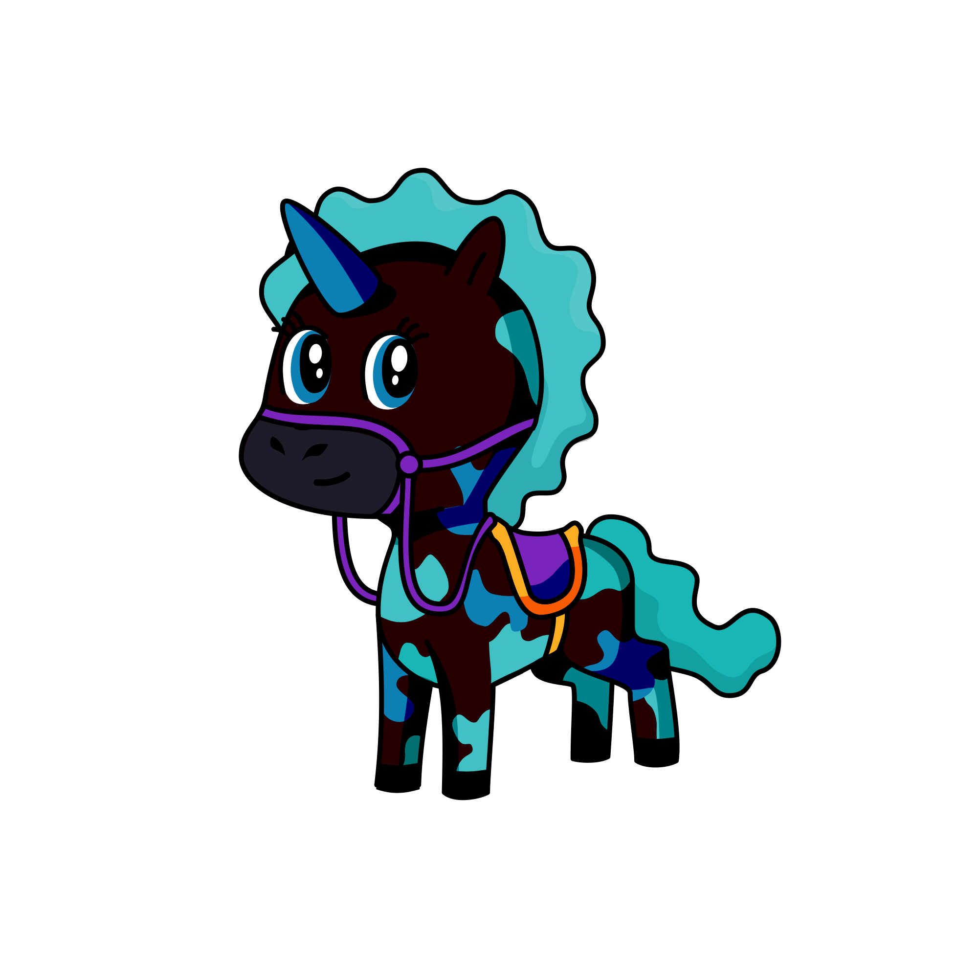 Crystal, the unicorn