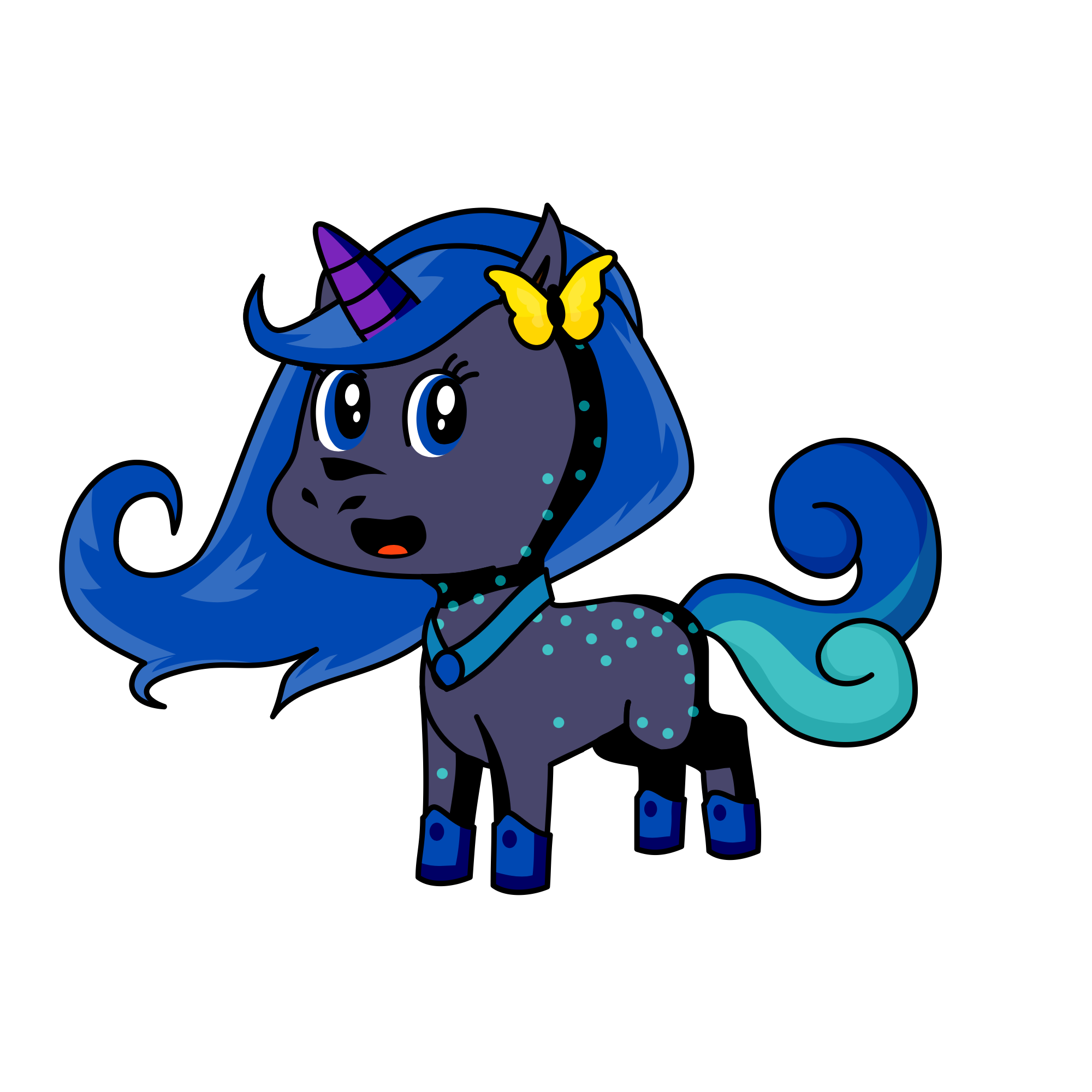 Midnight, the unicorn