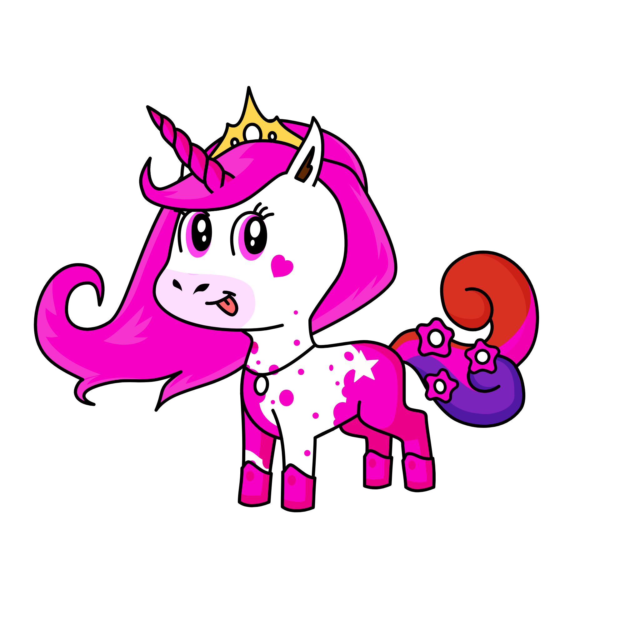 Martina a prinscesa fadinha, the unicorn