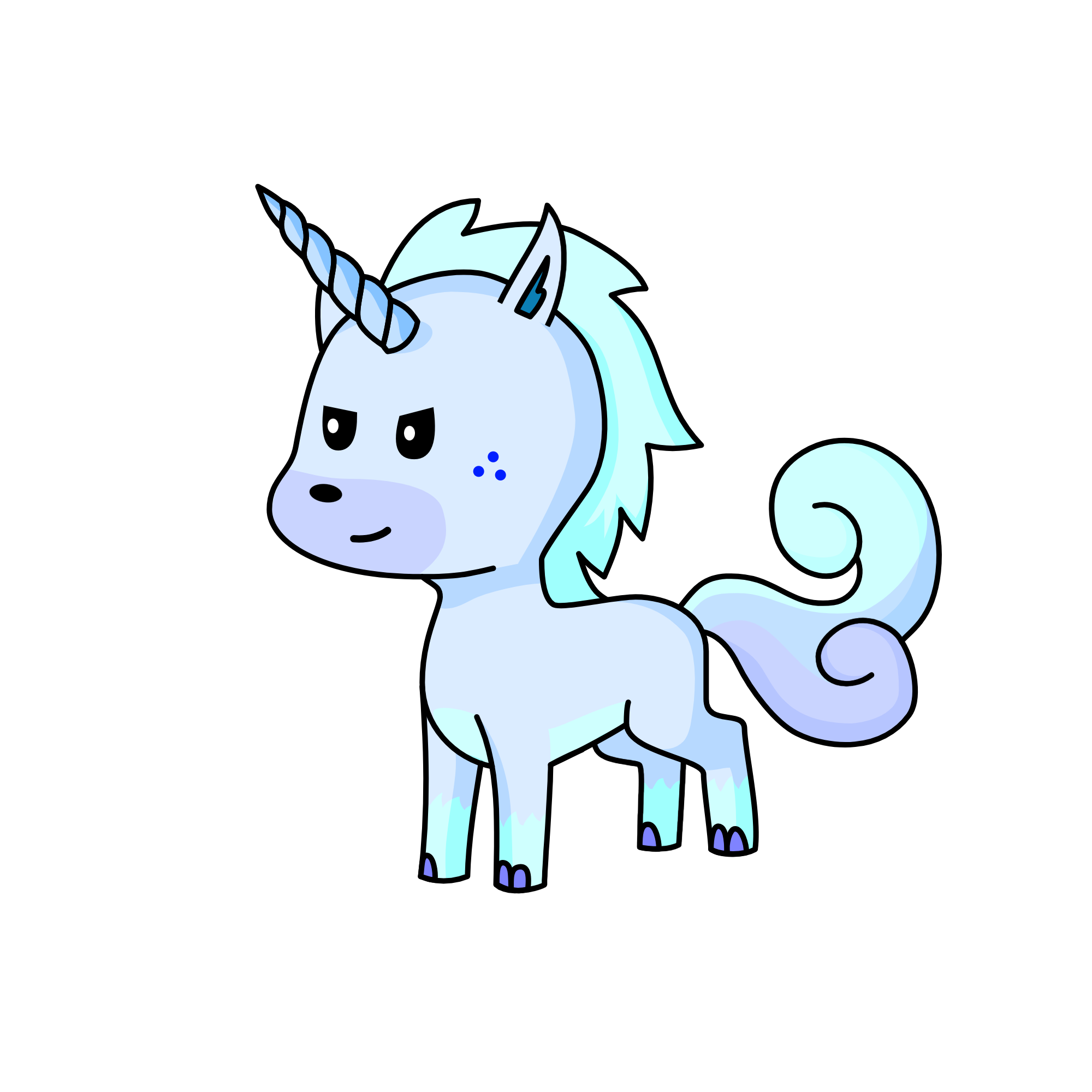 Ice, the unicorn