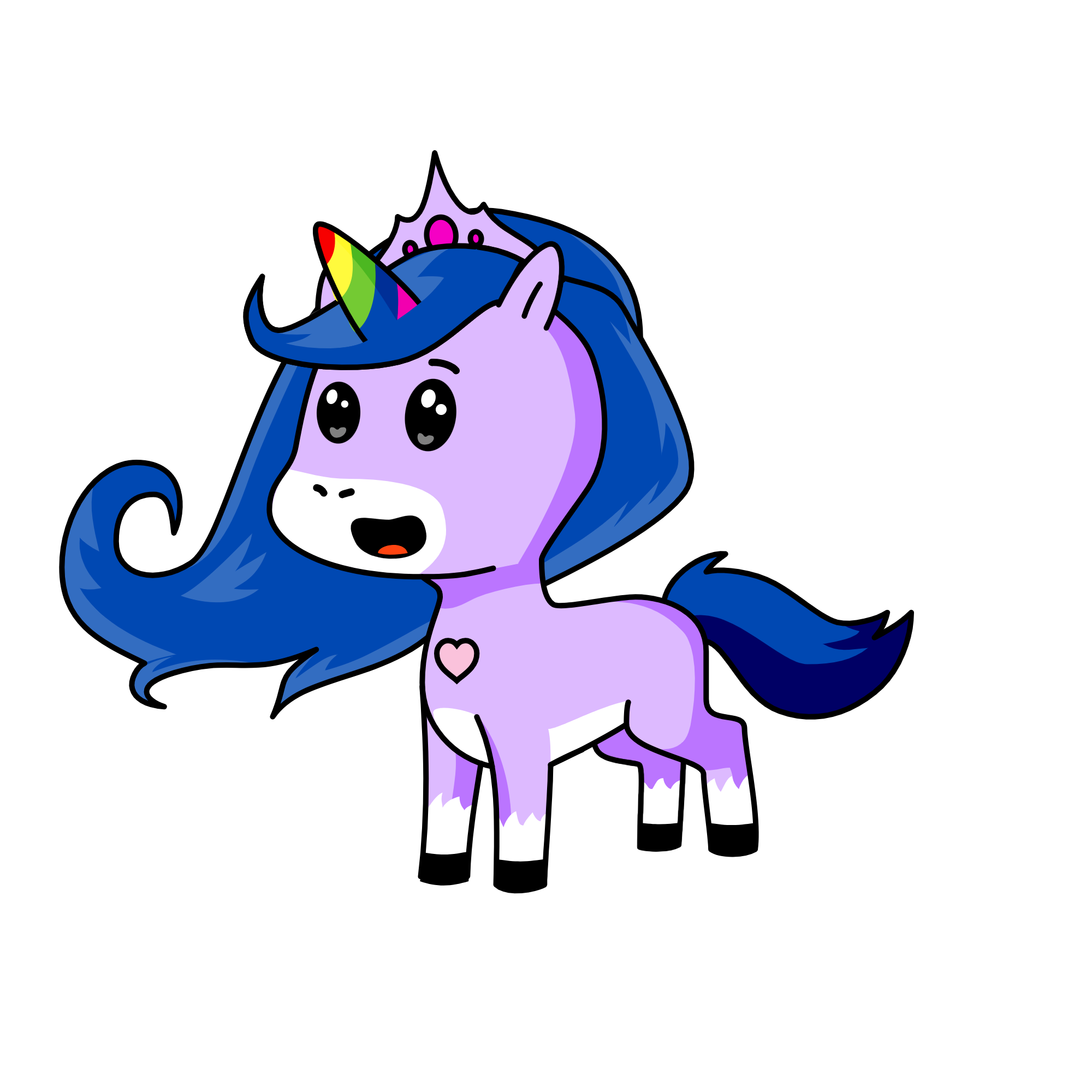 rainbow sparkles star bom.com birthday , the unicorn
