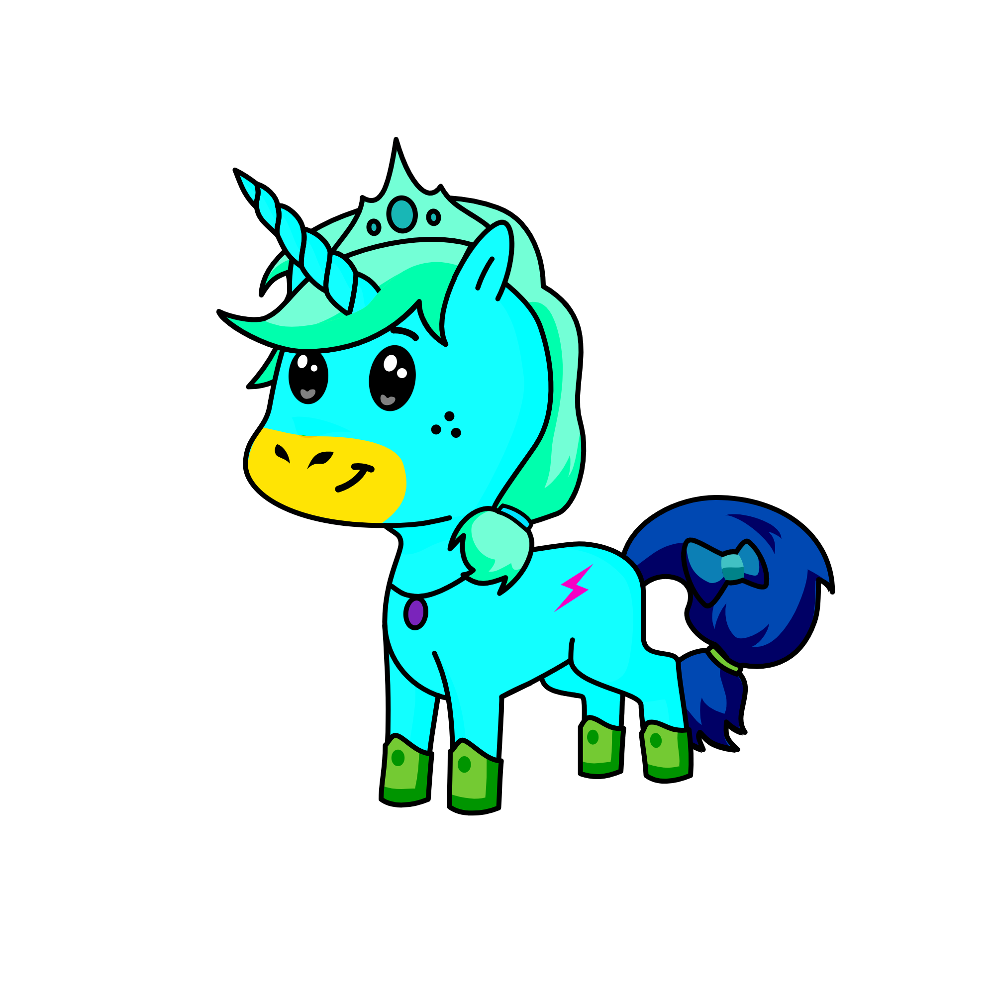 [nice] day queen, the unicorn