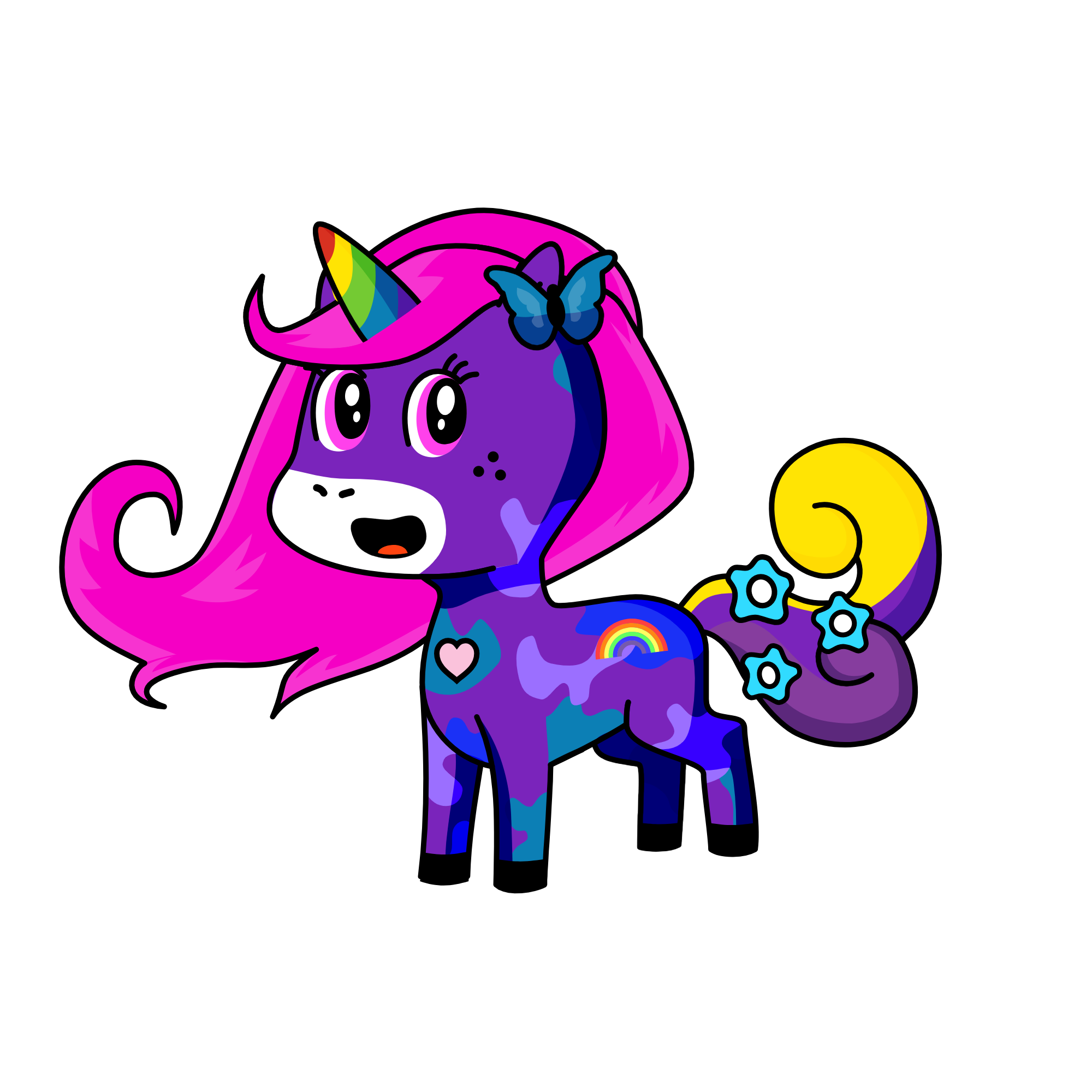 rose, the unicorn