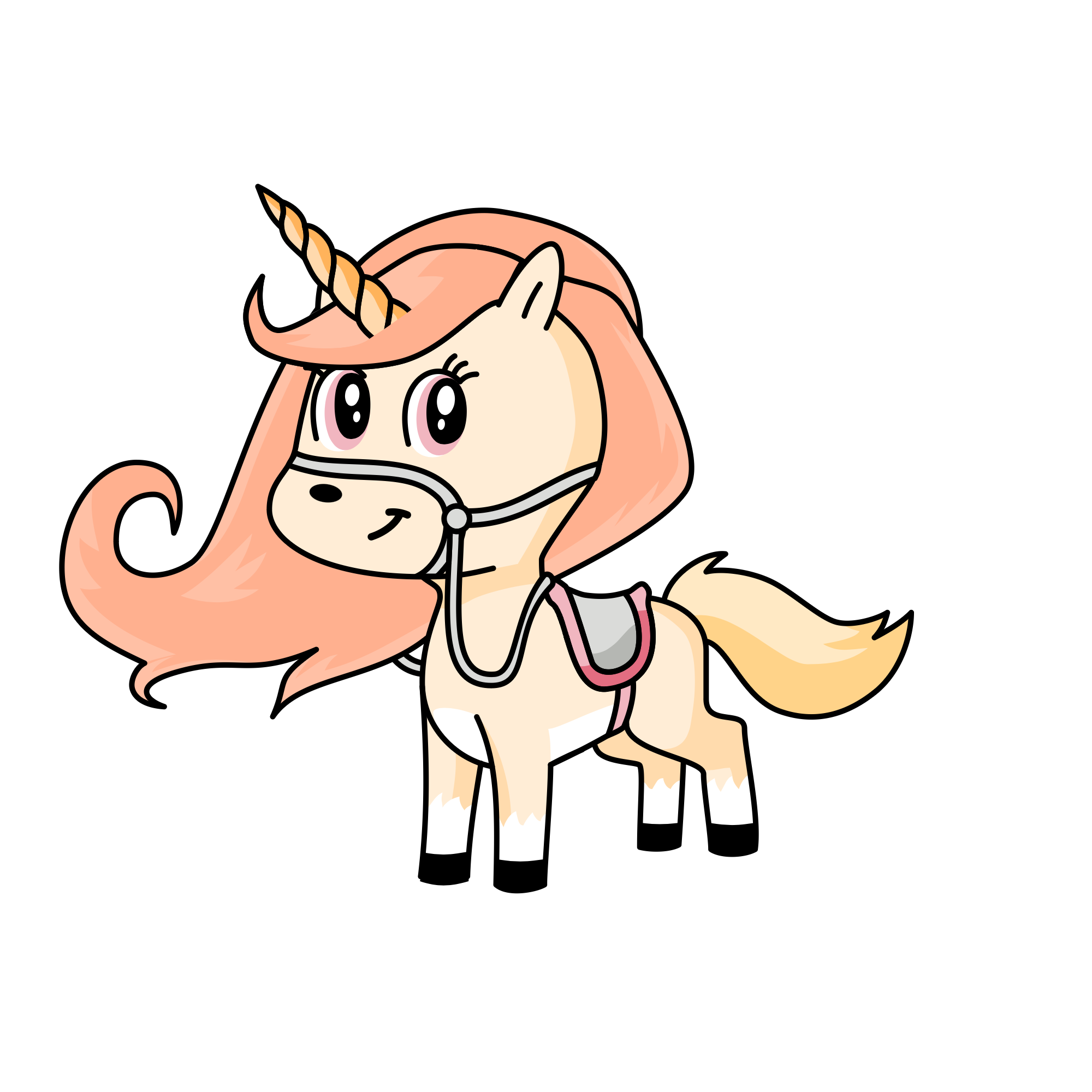 Wild dash, the unicorn