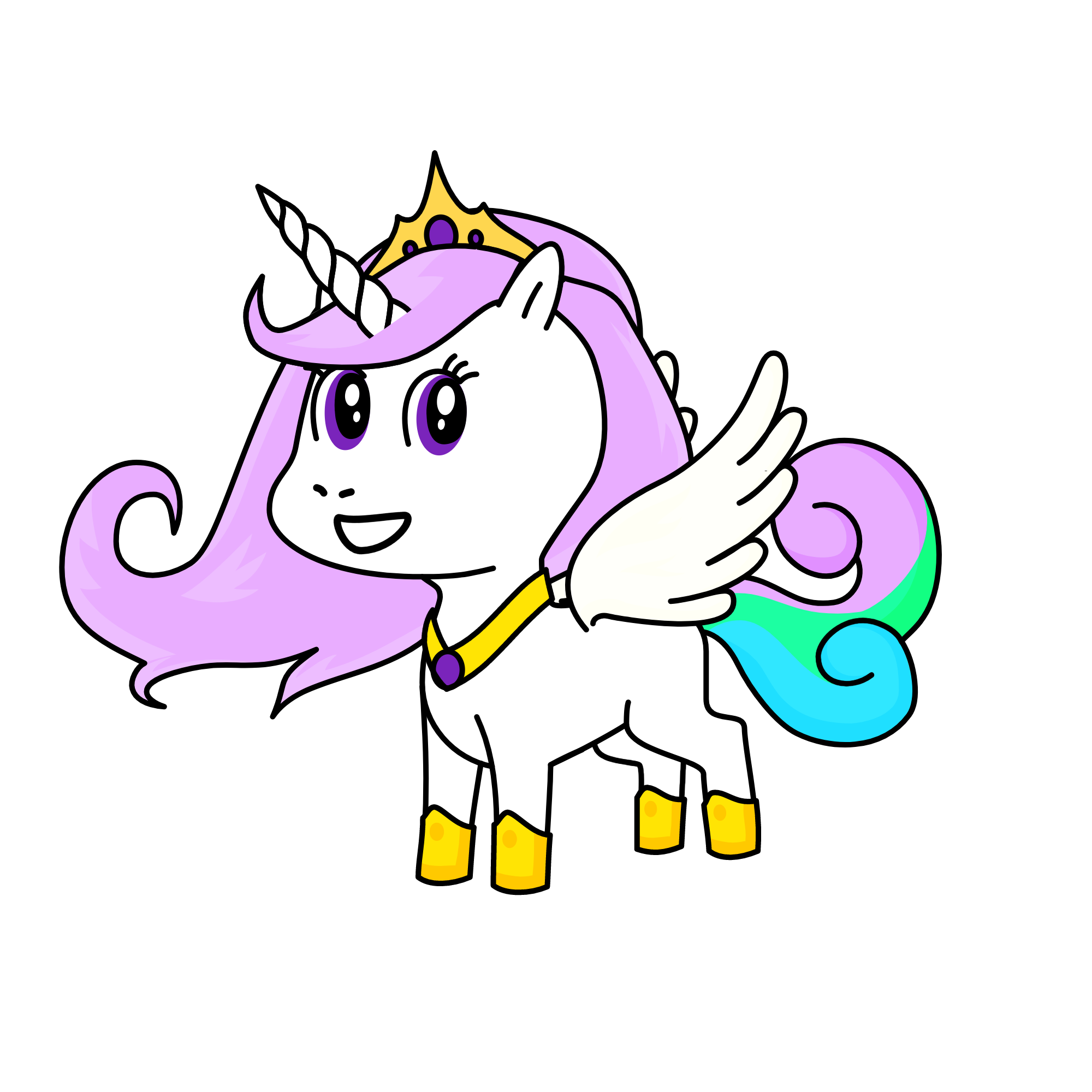 Celestia, the unicorn