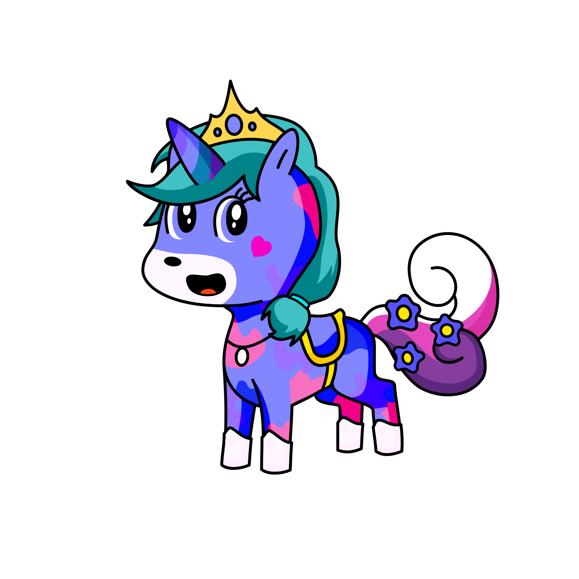 Pinklish, the unicorn