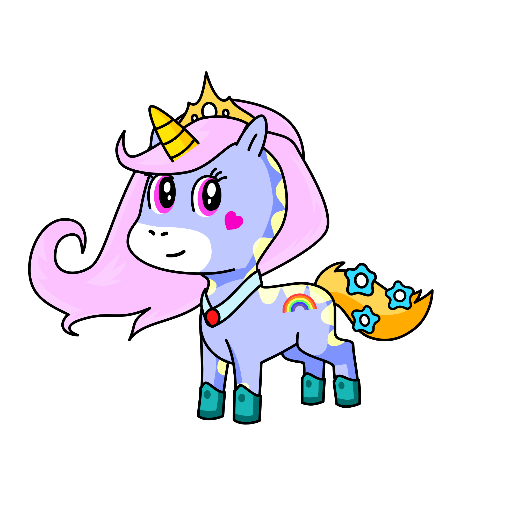 prinses mia, the unicorn