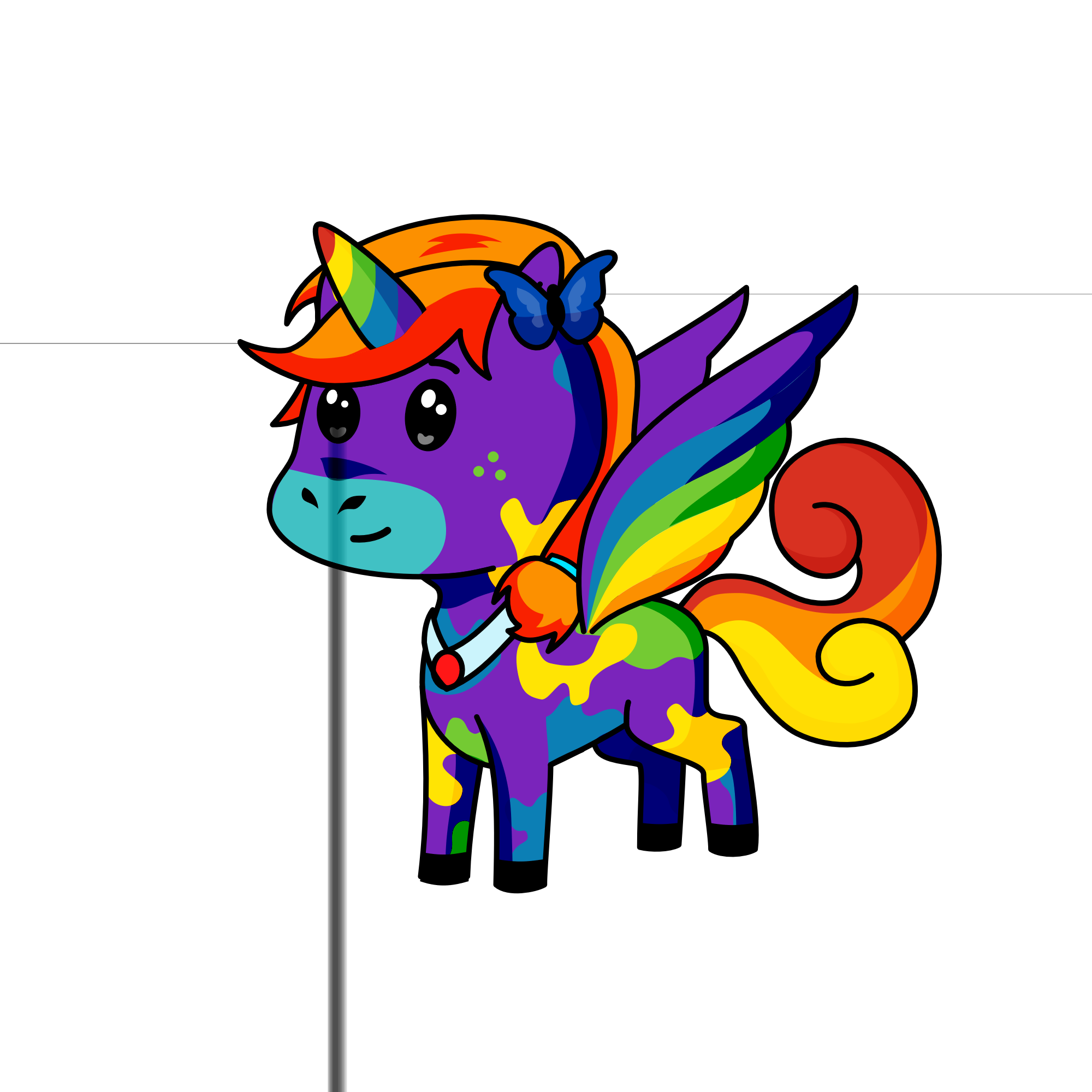 rainbow, the unicorn