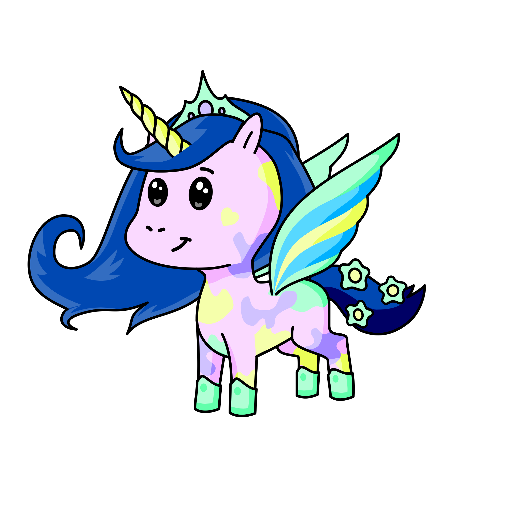 Magic, The Forest Queen, the unicorn