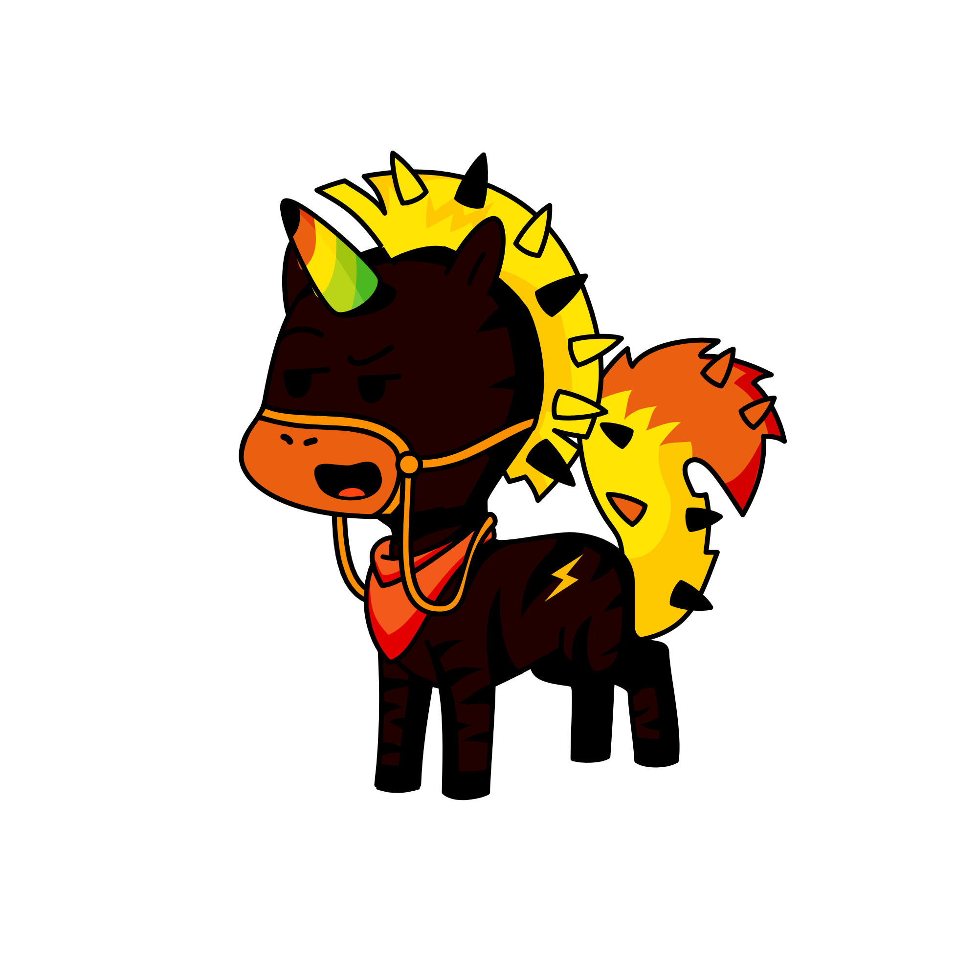 たべるならはると, the unicorn