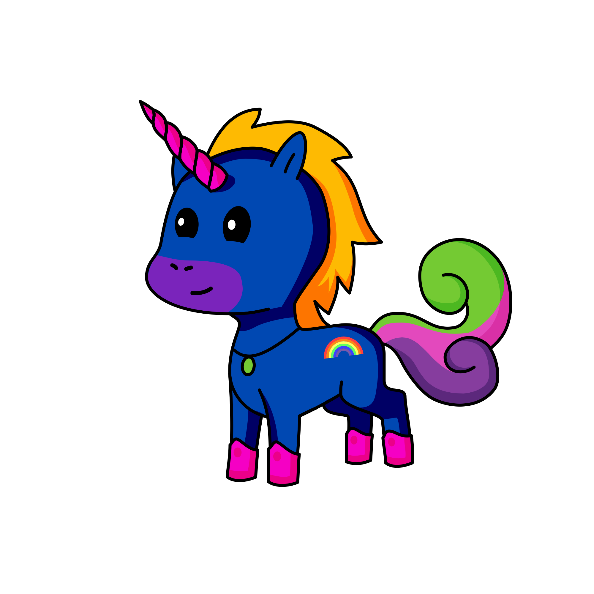 Birthday Cake, the unicorn