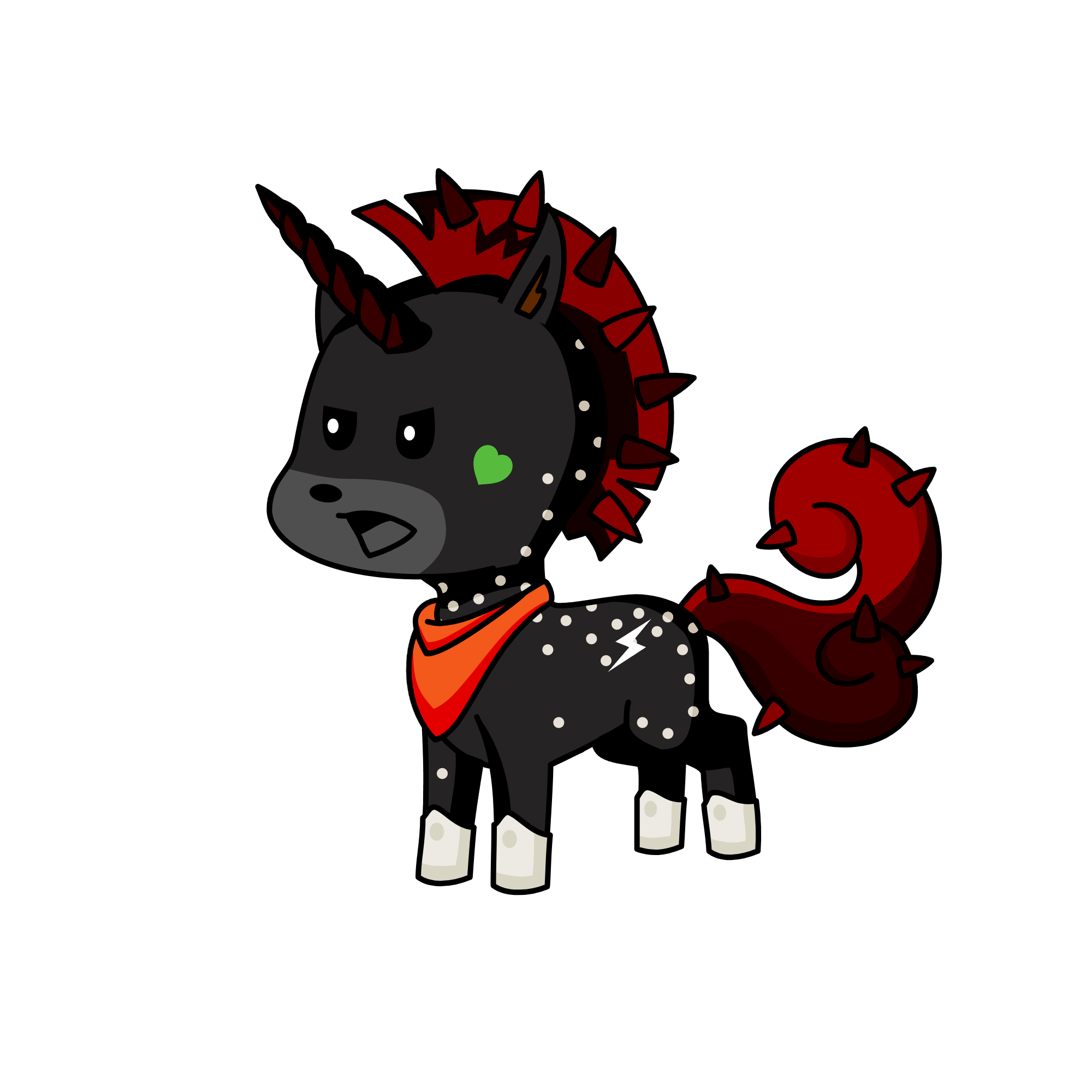 la Diabla, the unicorn