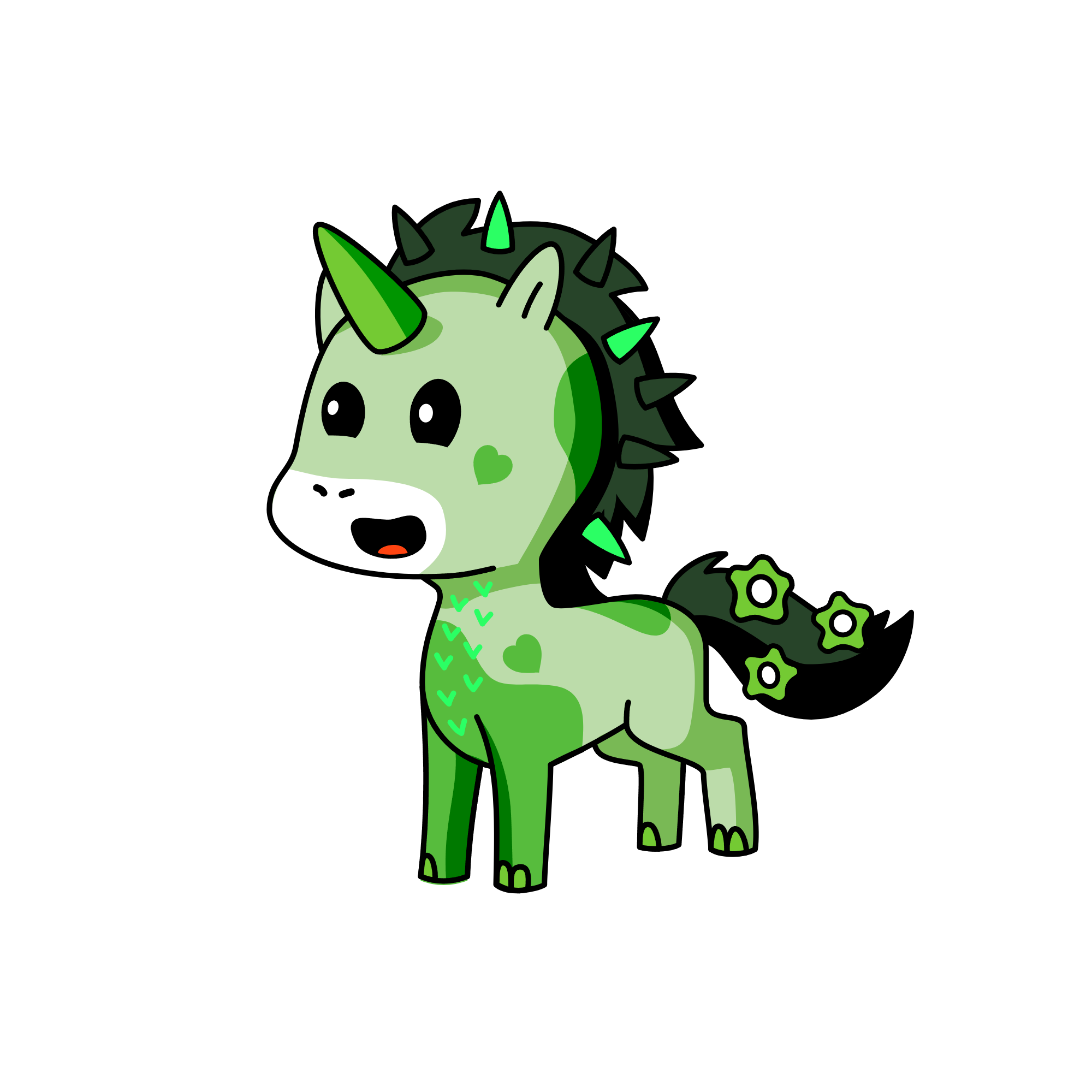 greencorn, the unicorn
