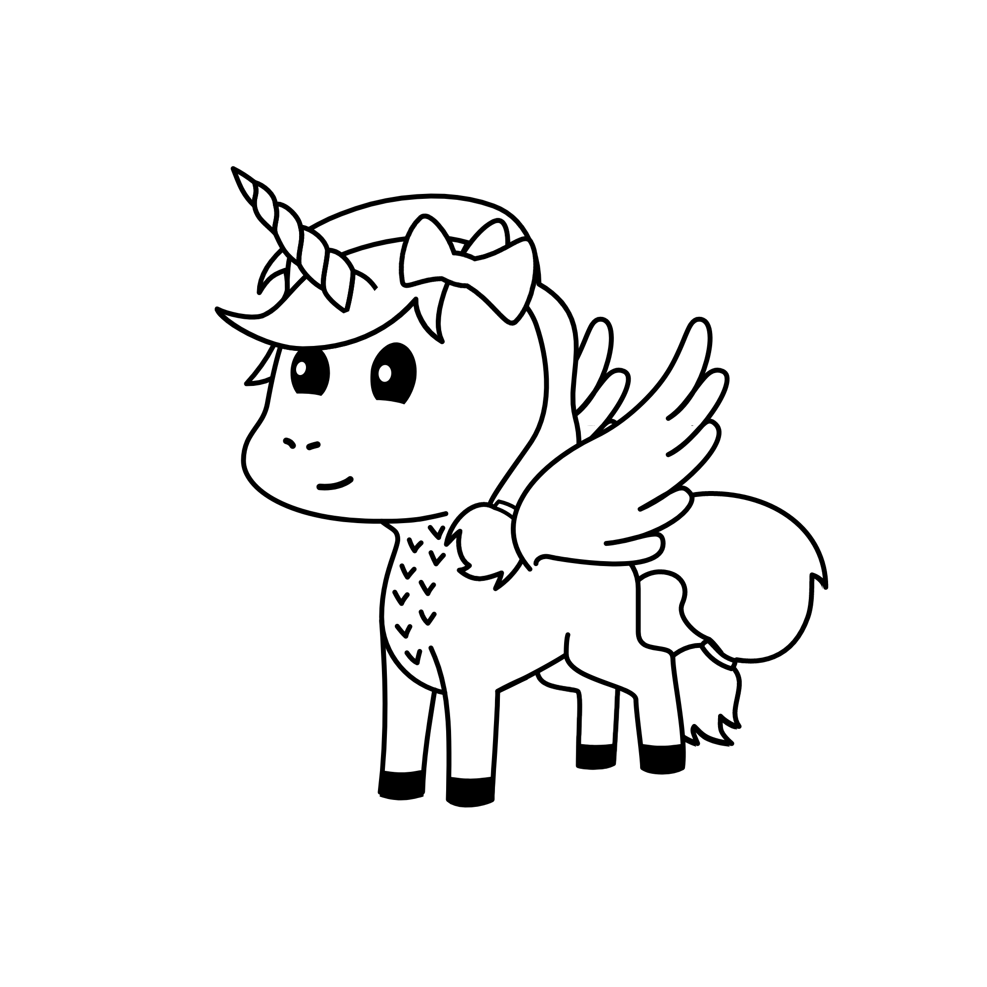 My sketched Unicorn, the unicorn