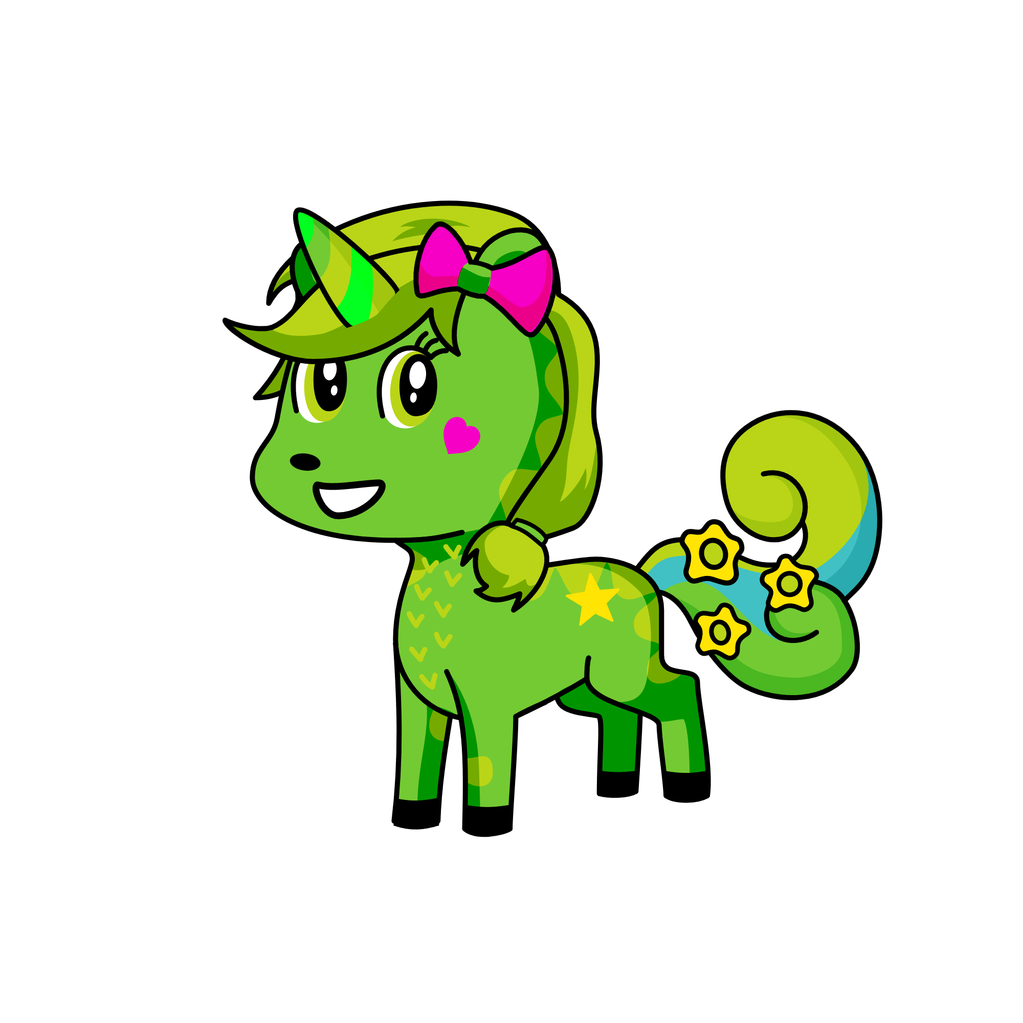 あき, the unicorn