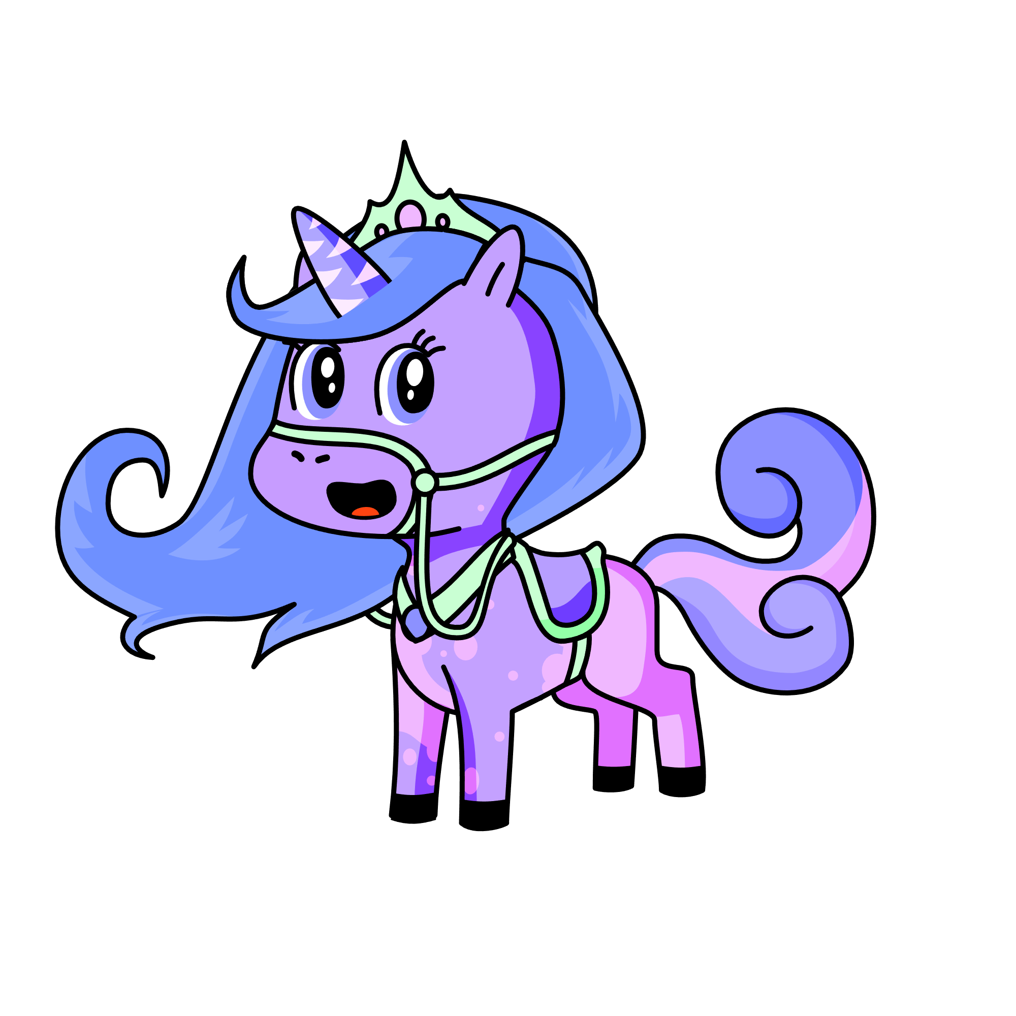 Crystal, the unicorn