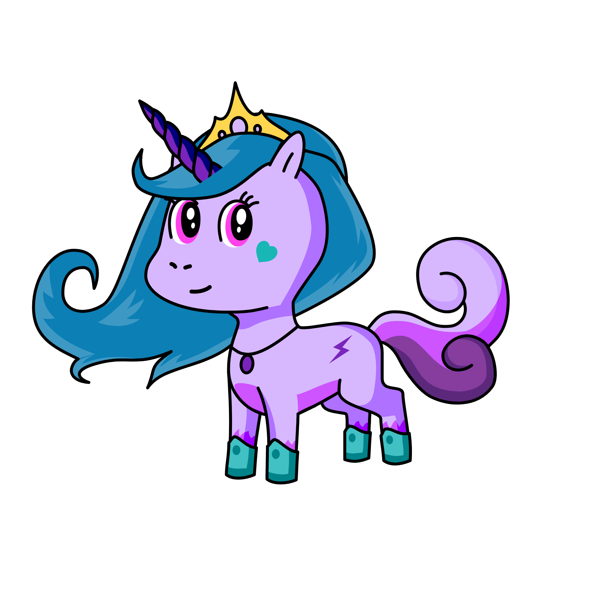 Galaxy, the unicorn
