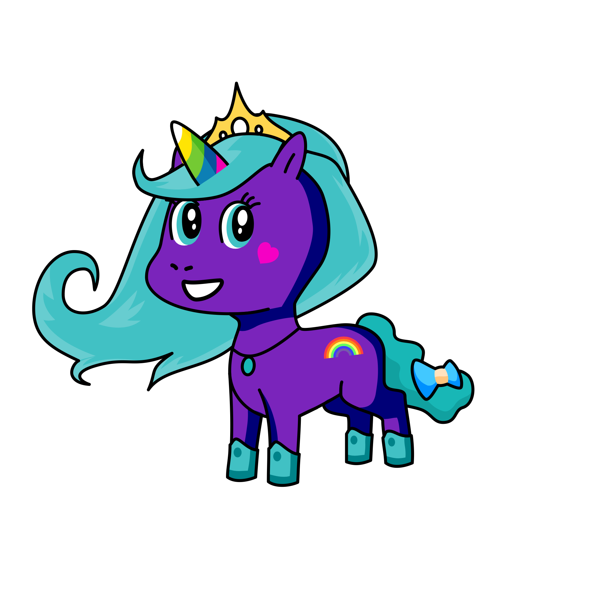 Majestic Sparkle, the unicorn