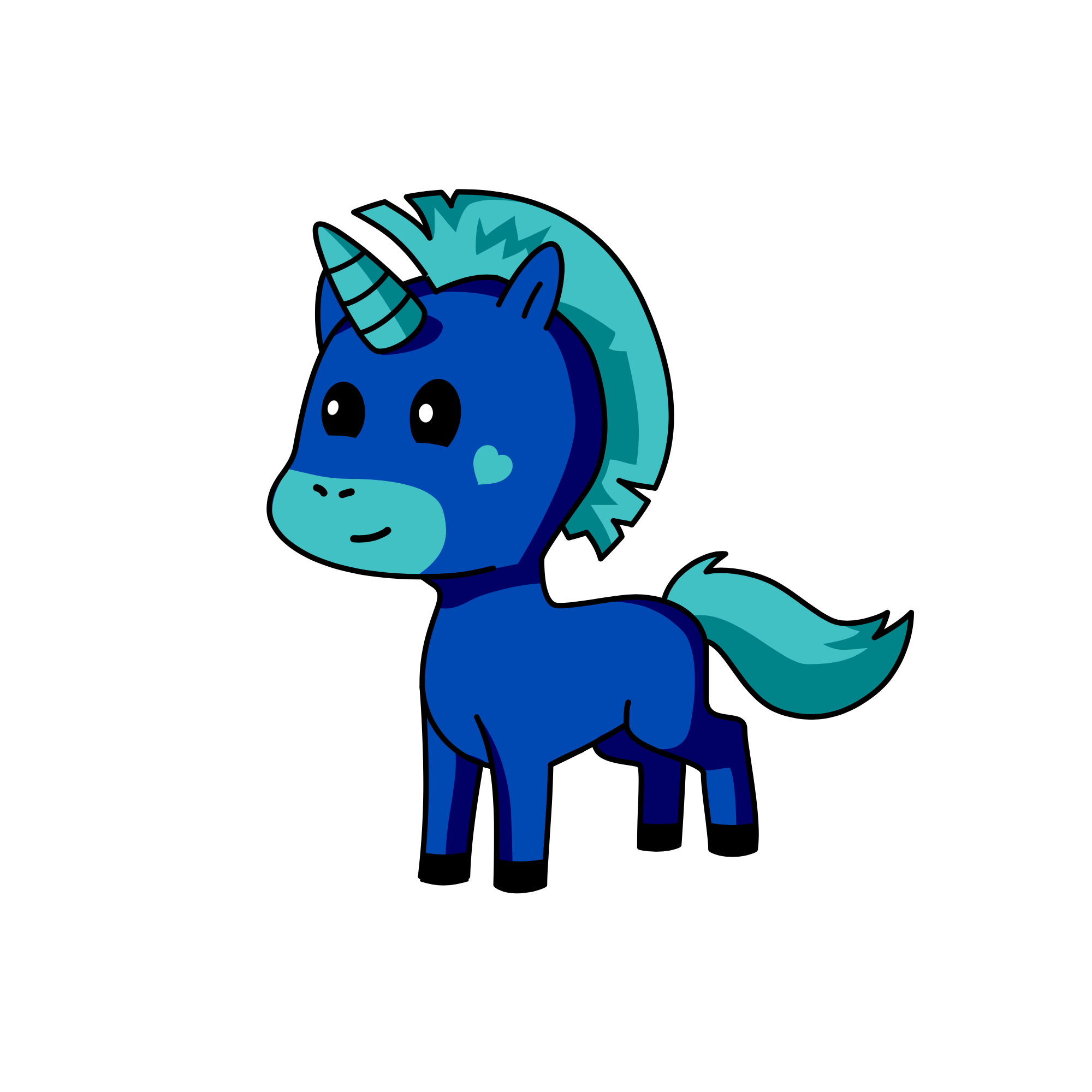 Midnight, the unicorn