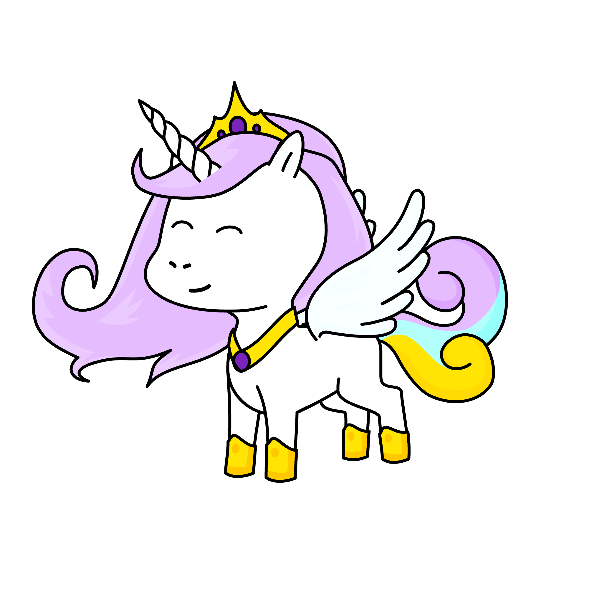 Princess Celestia, the unicorn