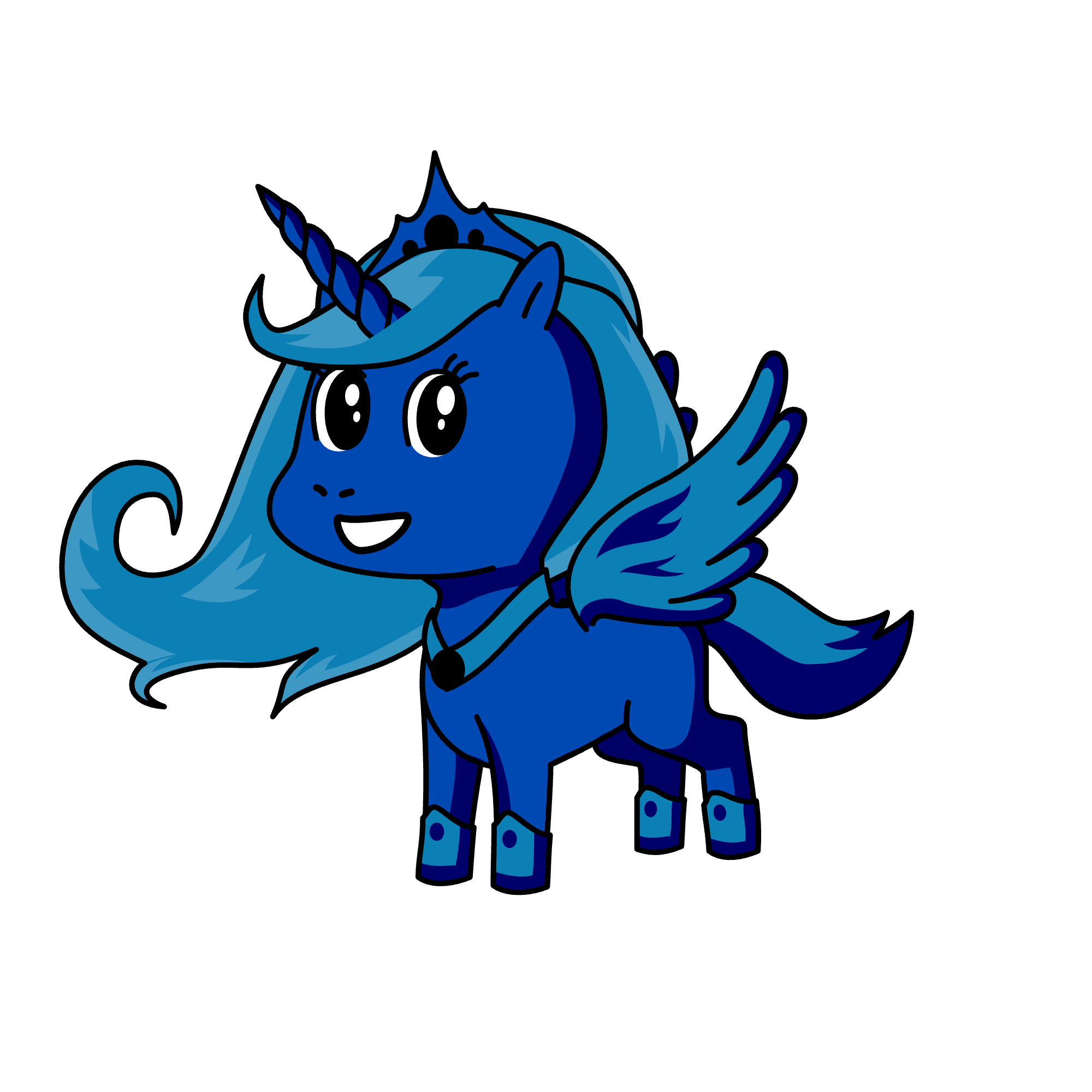 Princess Luna, the unicorn