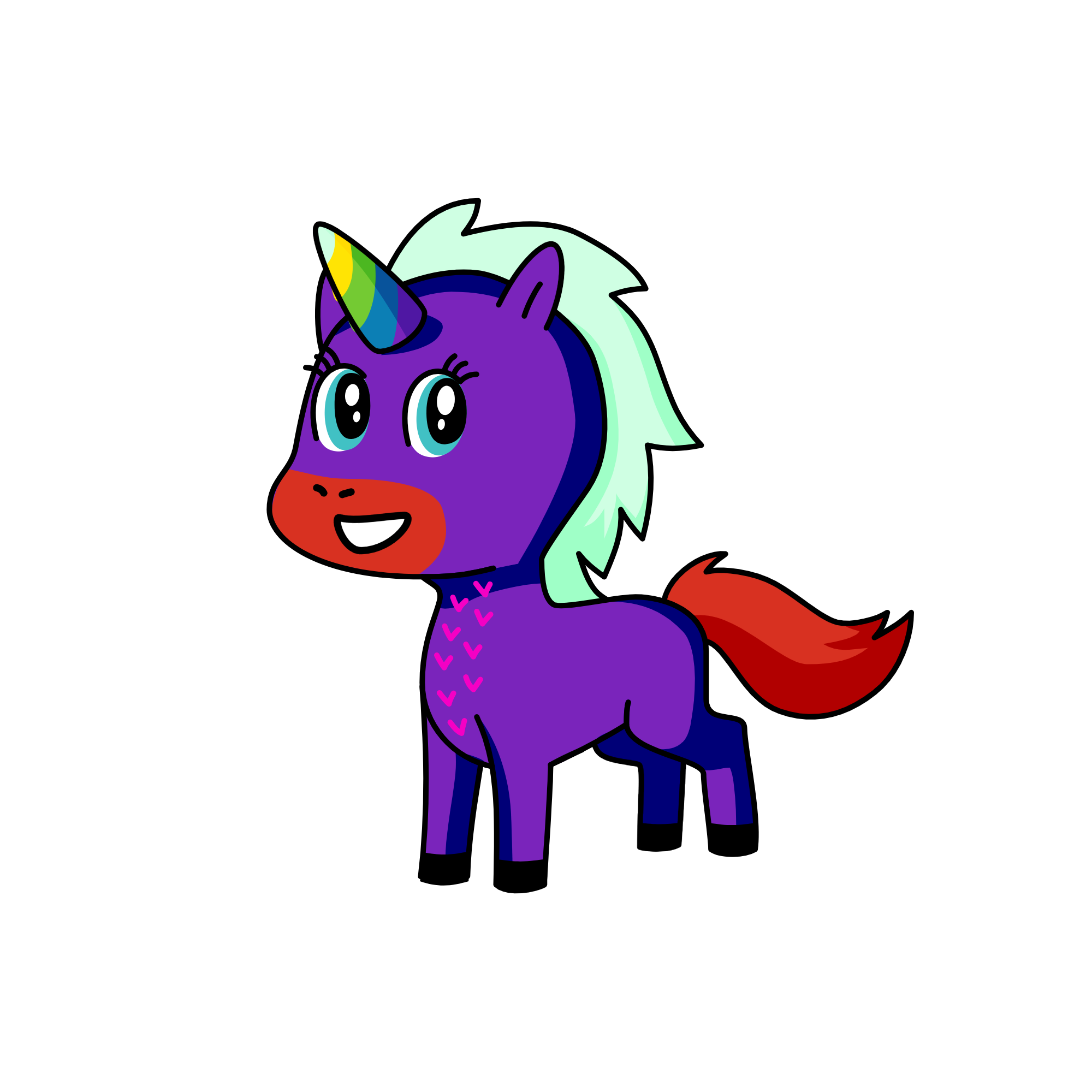 Haddie Beep, the unicorn