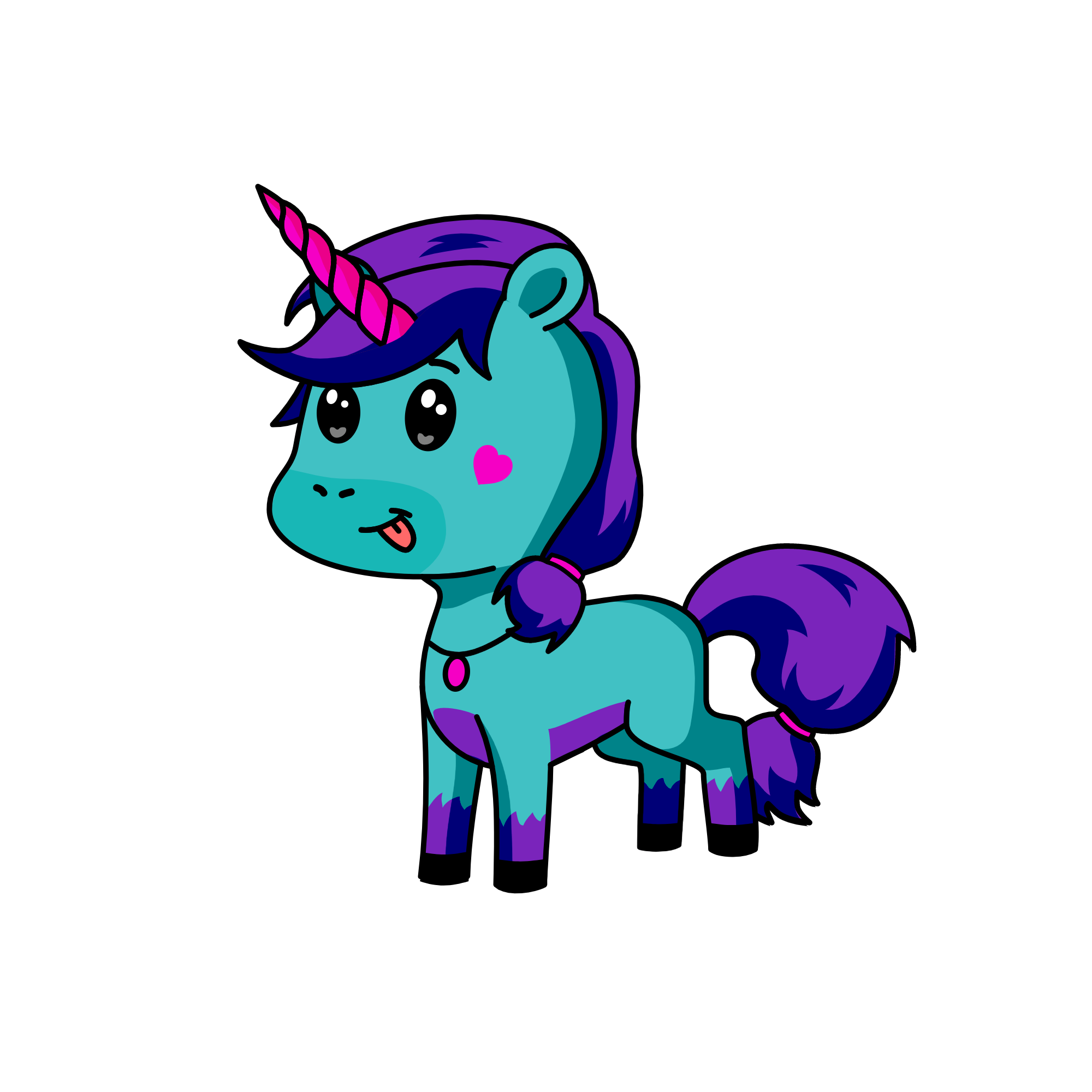 Minie, the unicorn
