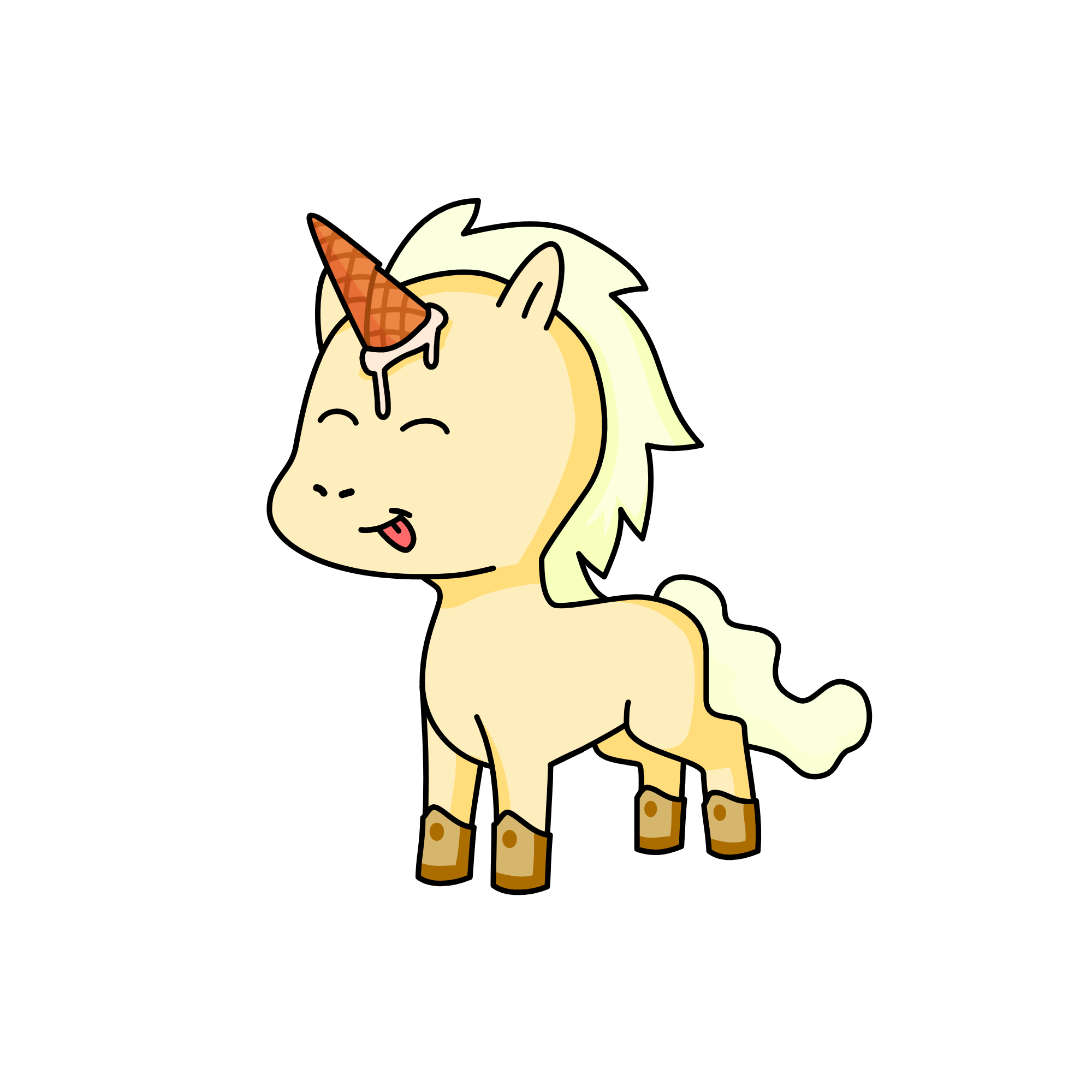 Creamy , the unicorn