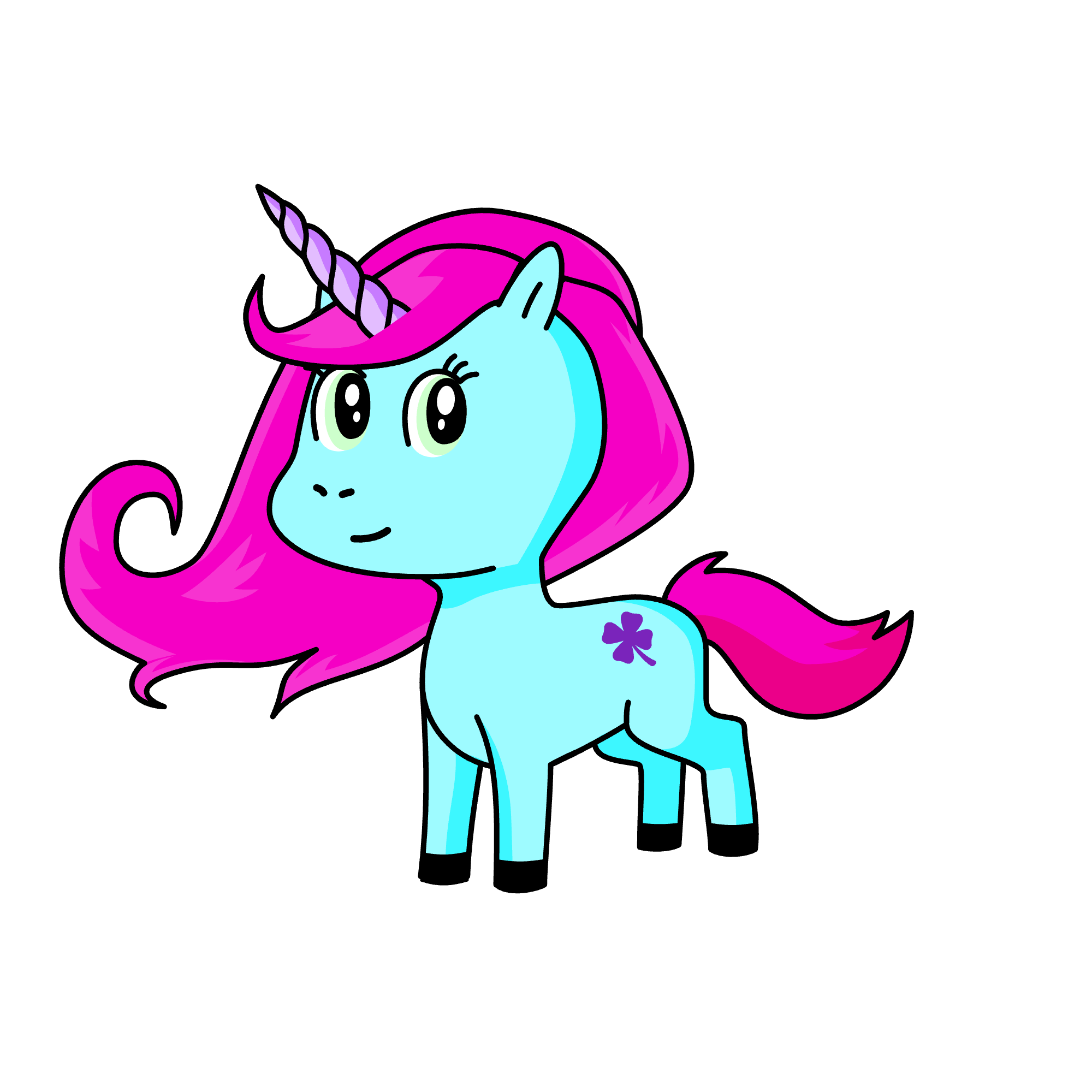 Misty Brightdawn, the unicorn