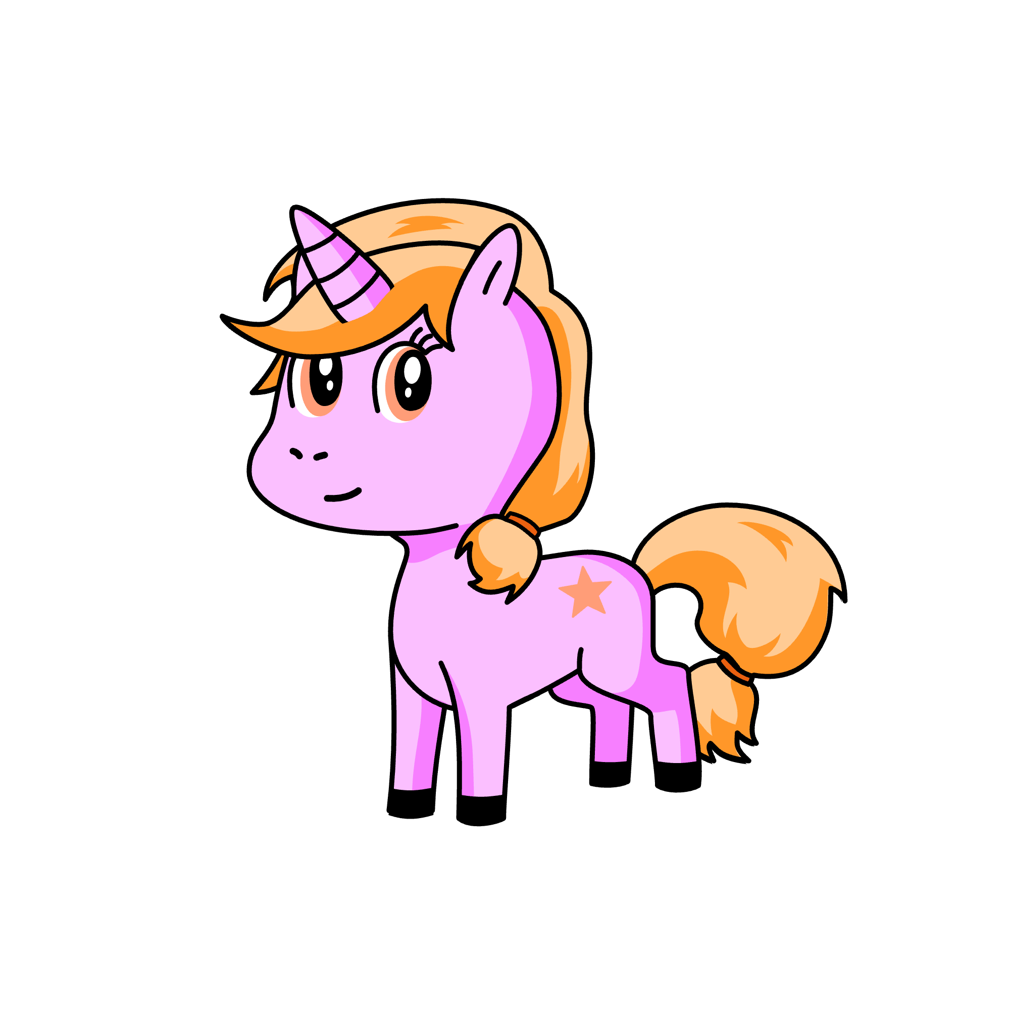 Luster Dawn, the unicorn