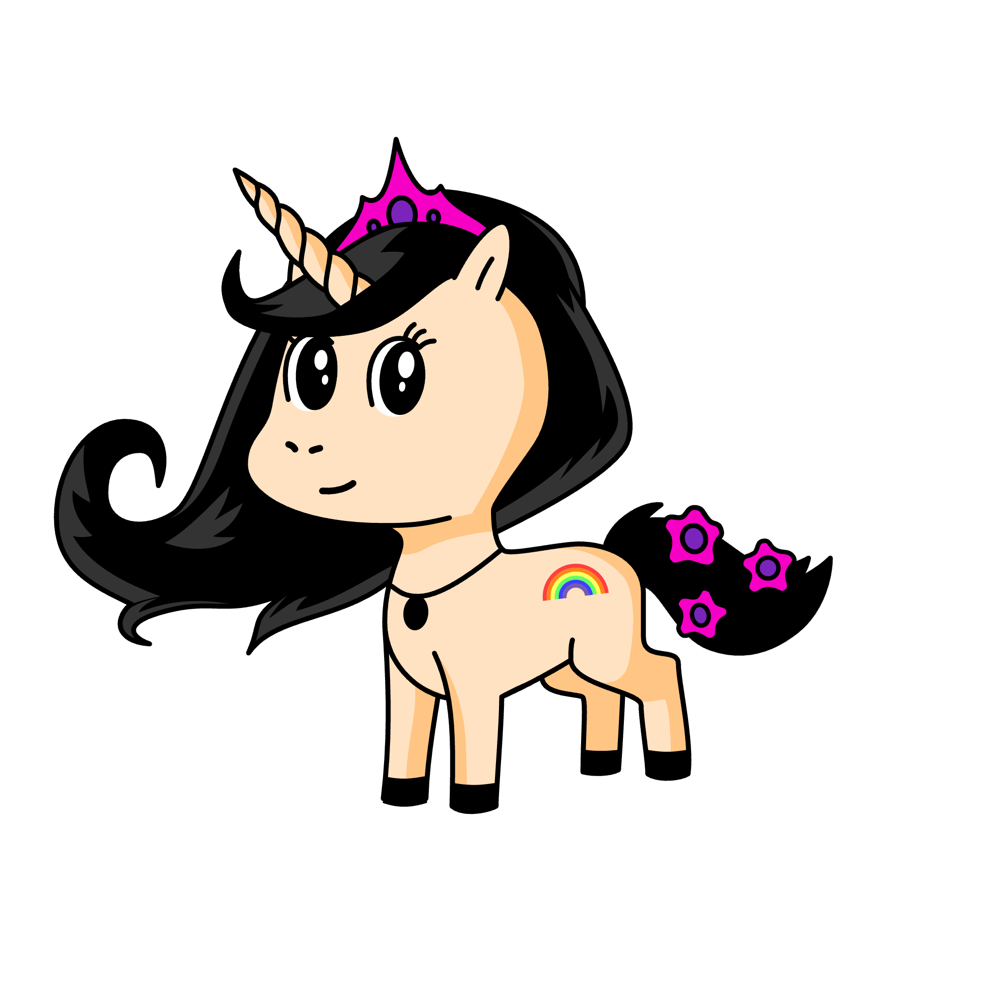 Princess Caroline Flores (Princess Kastilo Flores's Sister), the unicorn