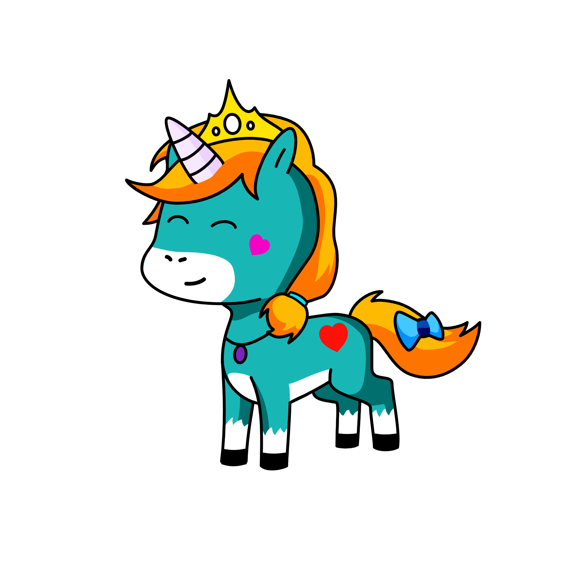 Cute Unicorn, the unicorn
