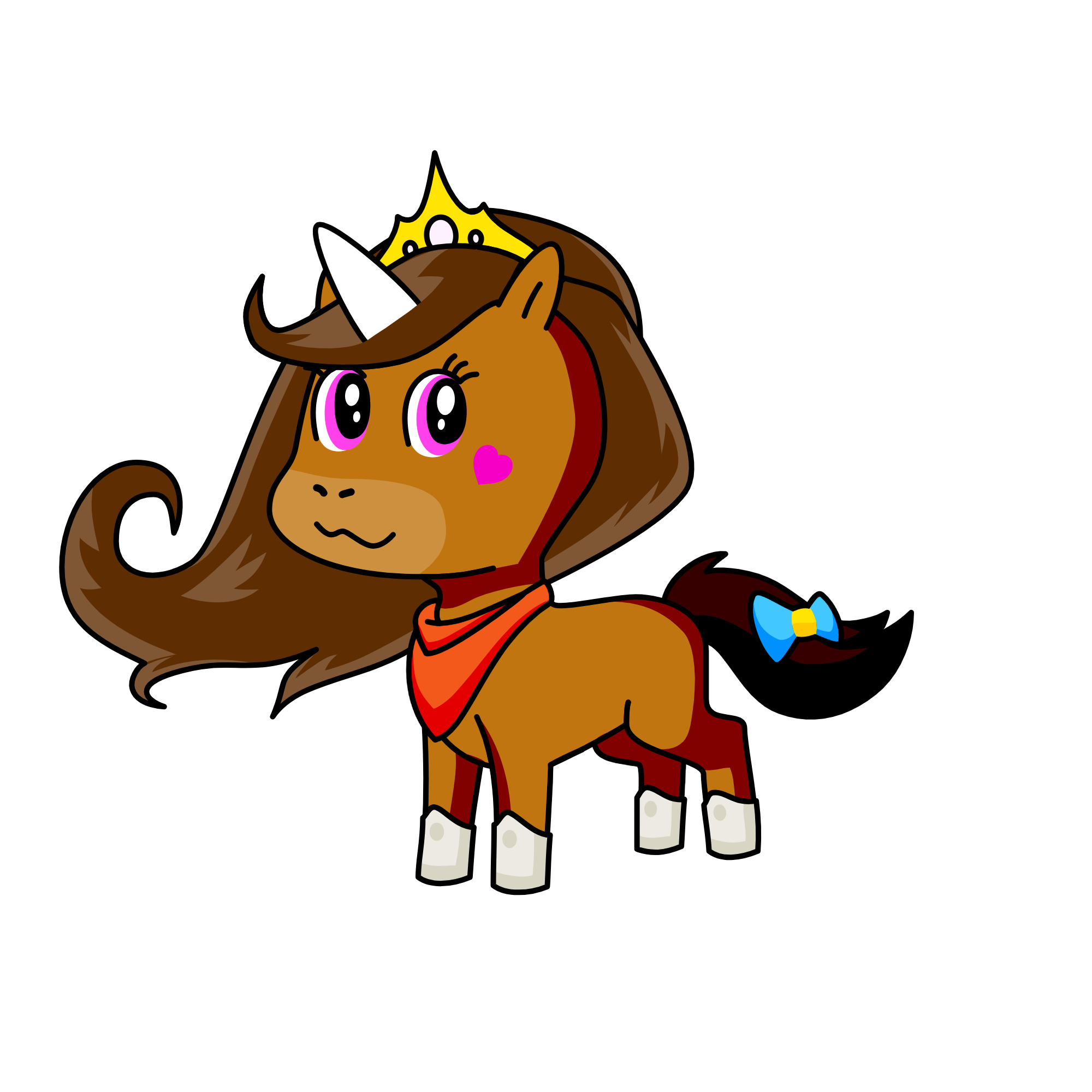 Unicorn baby, the unicorn