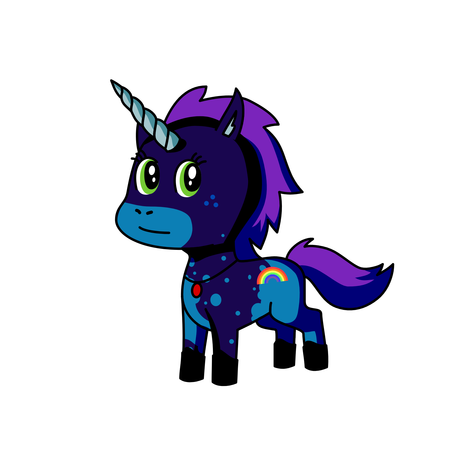 Midnight, the unicorn
