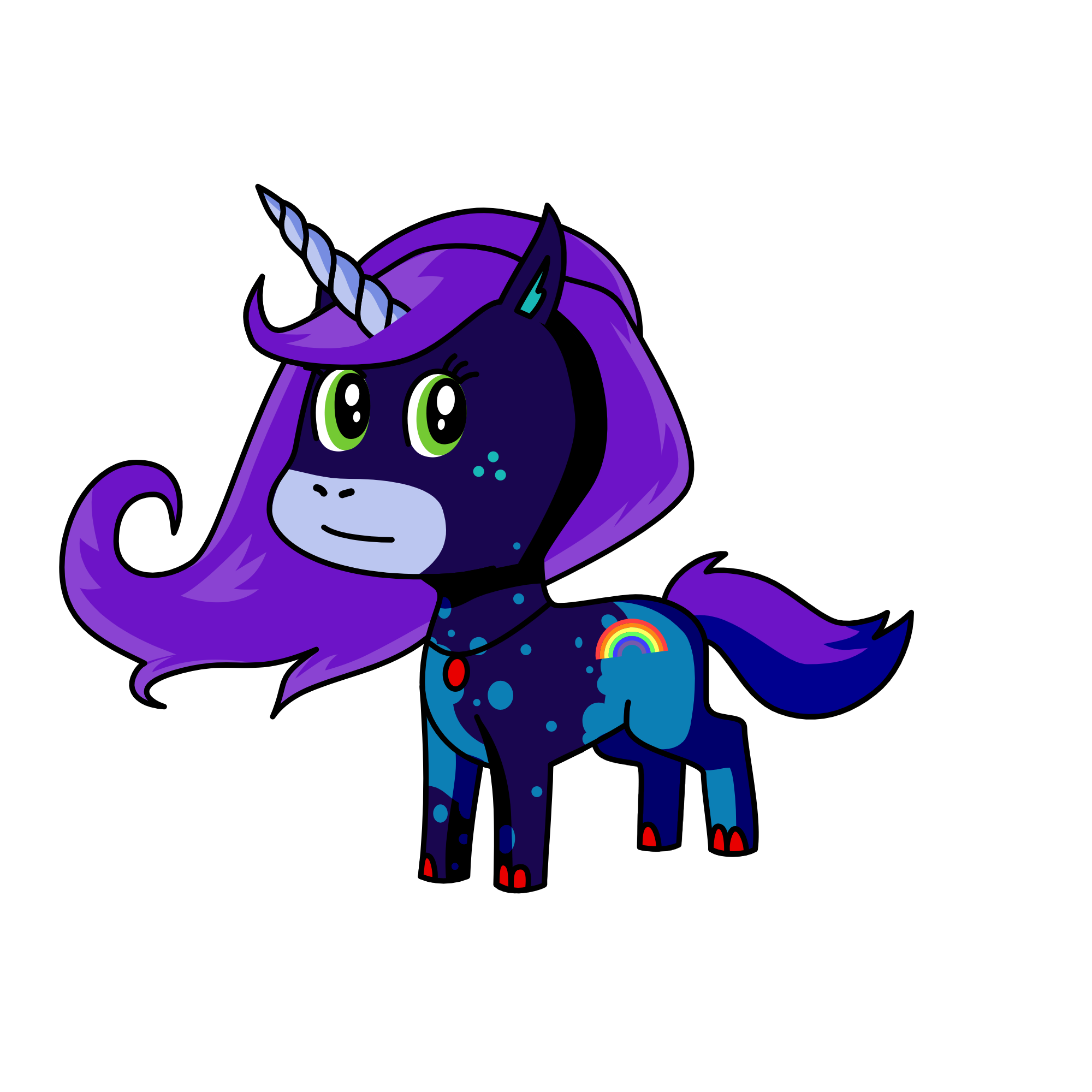 Midnight, the unicorn