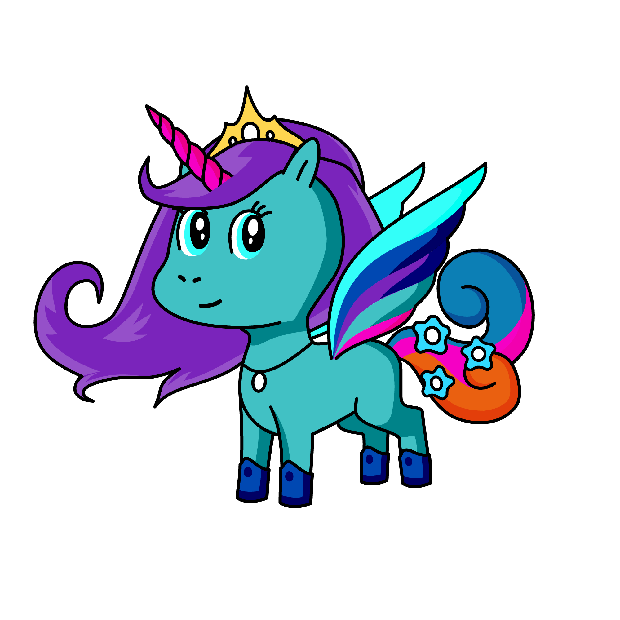 Enter a unicorn name..., the unicorn