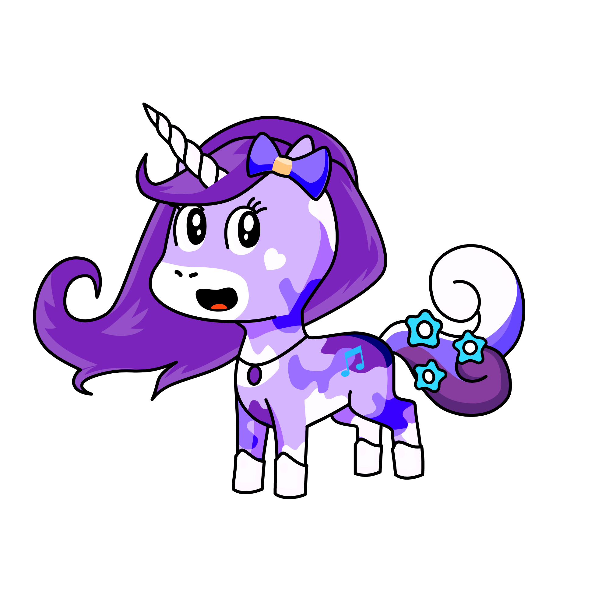 lavender, the unicorn