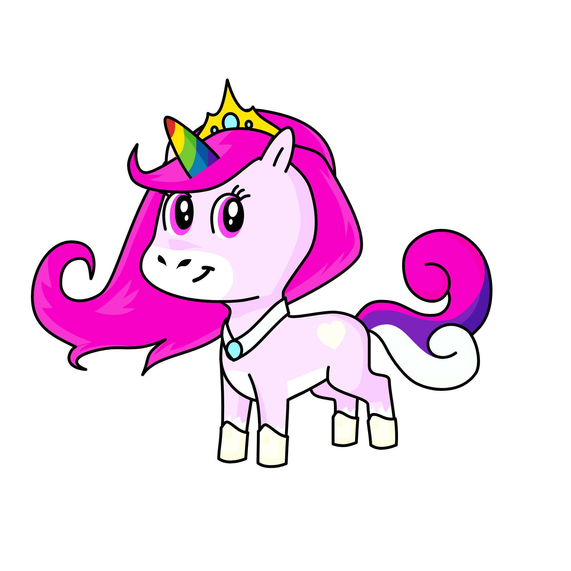 Ludmila, the unicorn