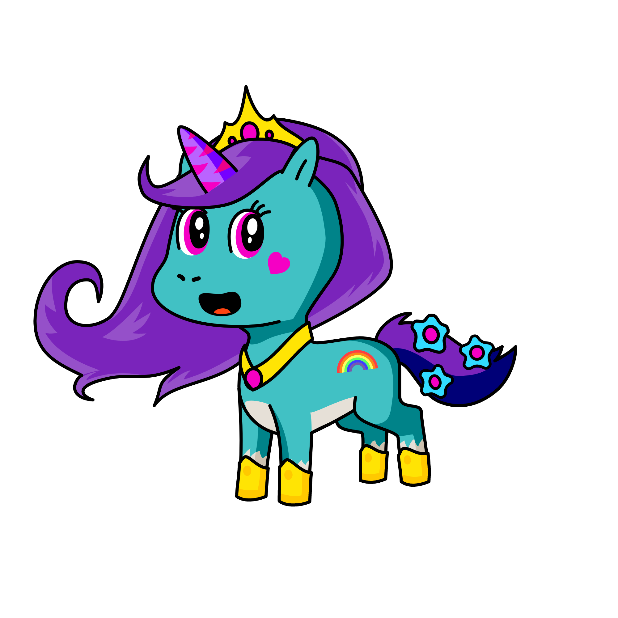 luna crystalic, the unicorn