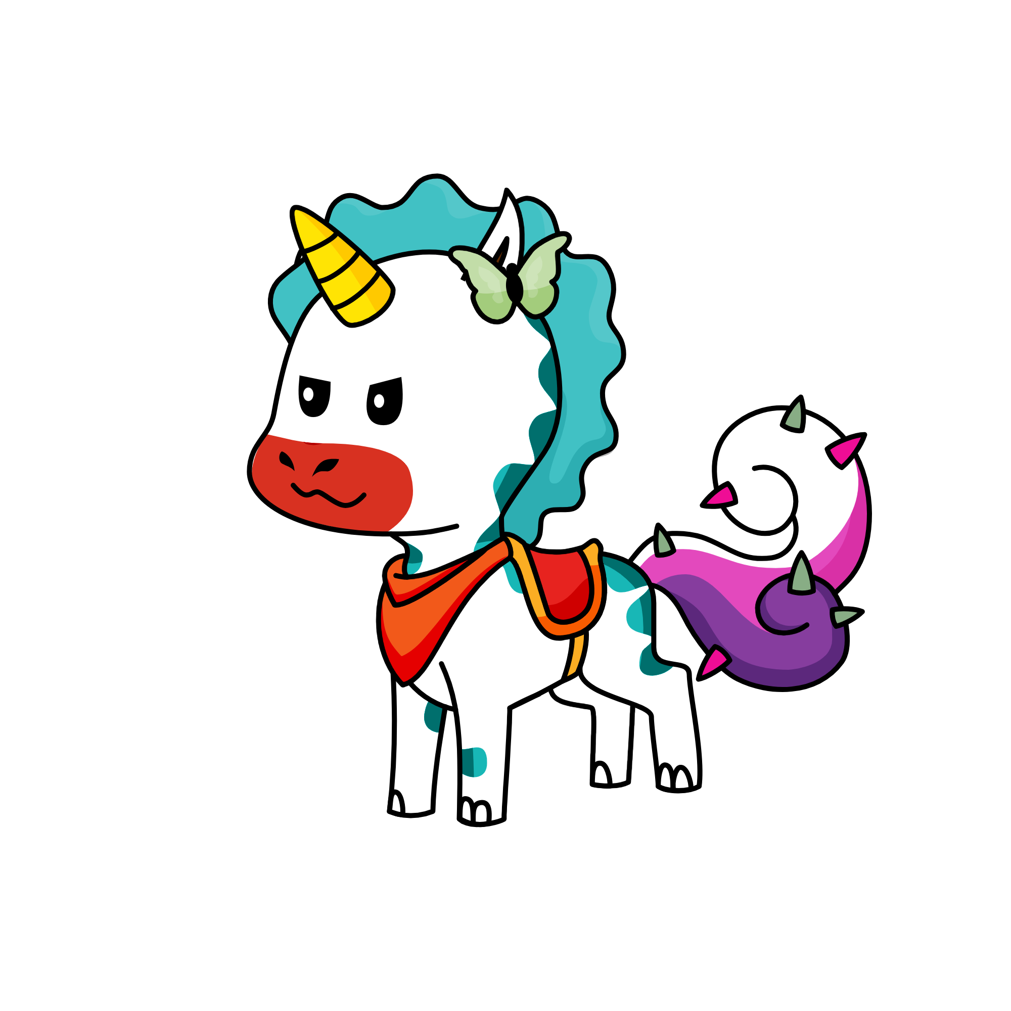 Rabioso, the unicorn