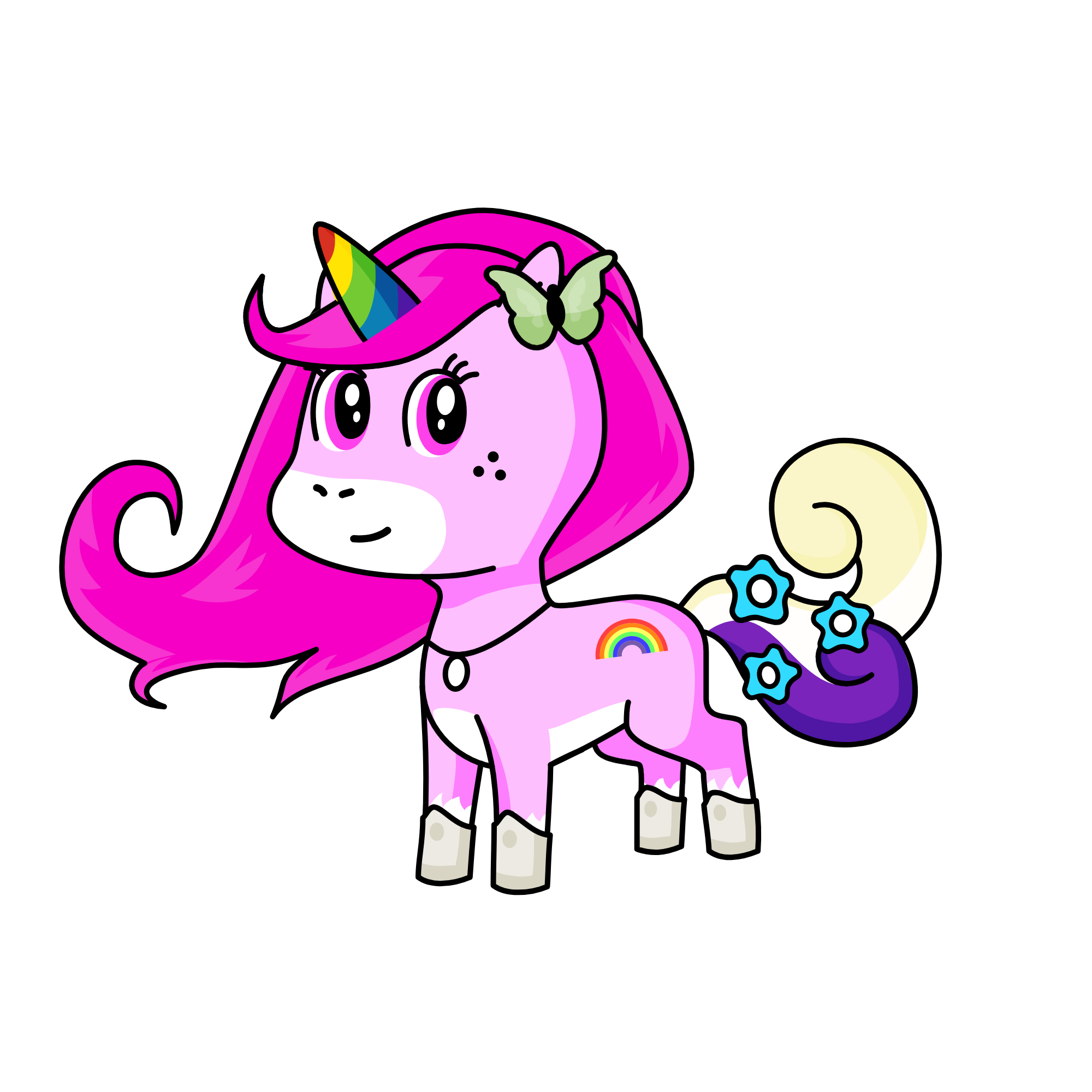 Crystal, the unicorn