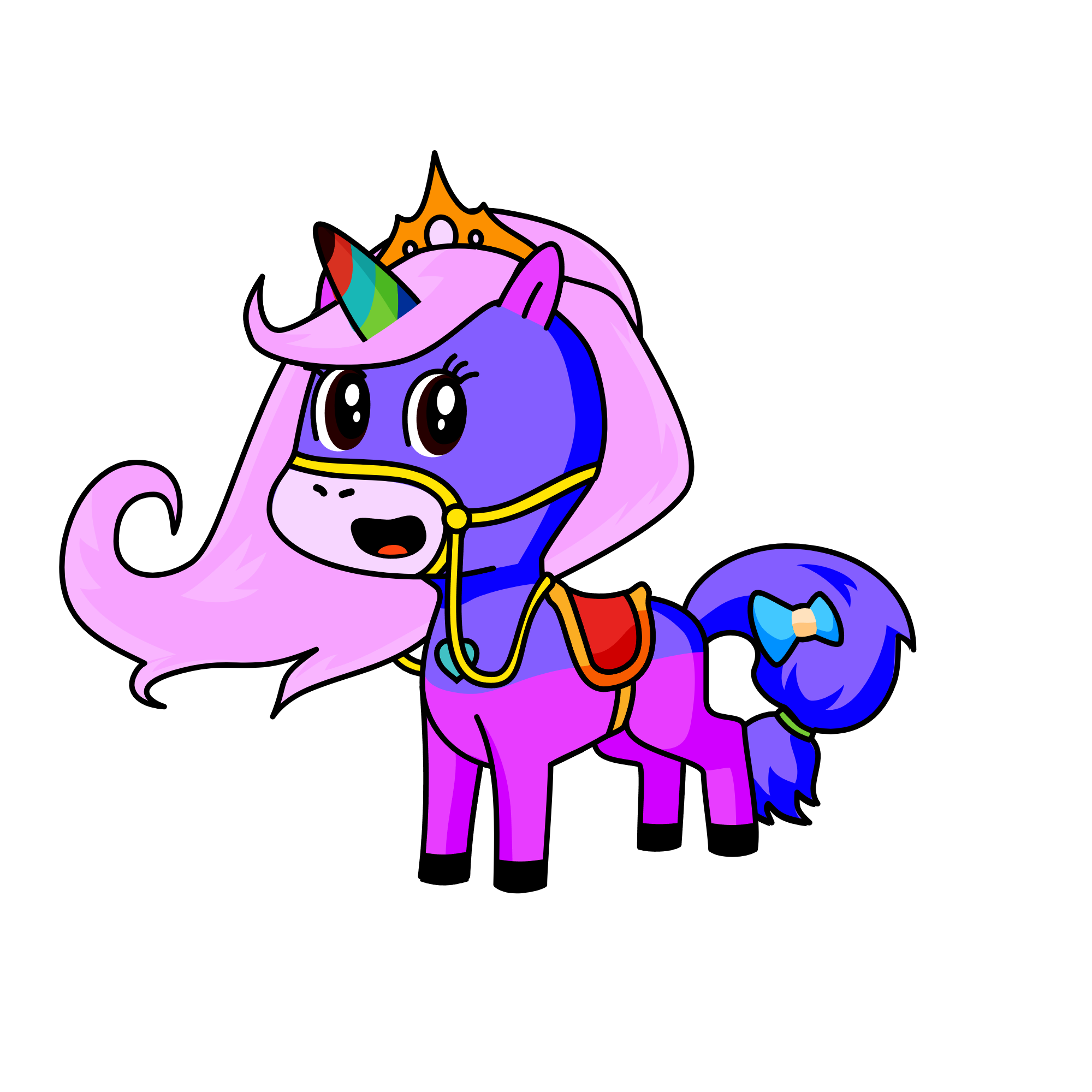 Violet , the unicorn