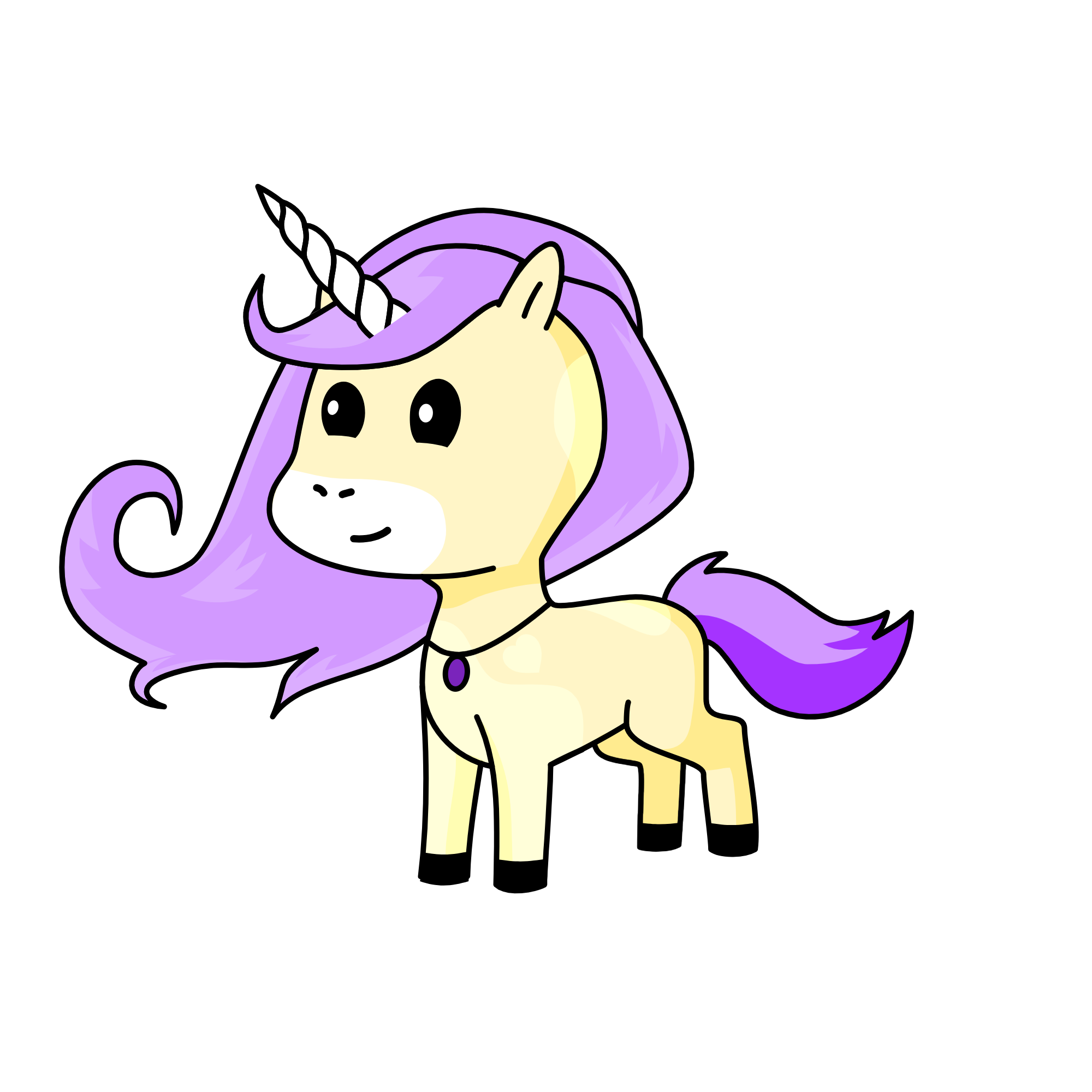 violet, the unicorn