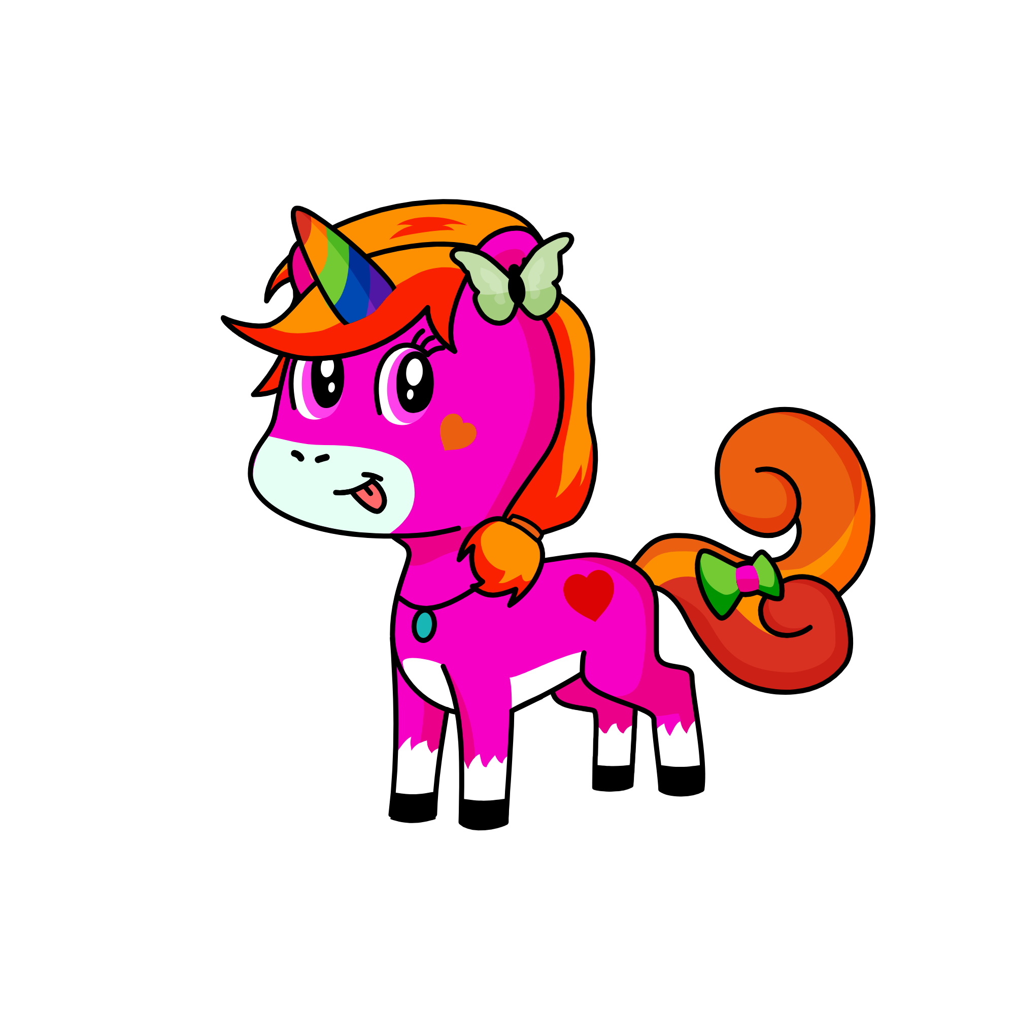 happynes, the unicorn